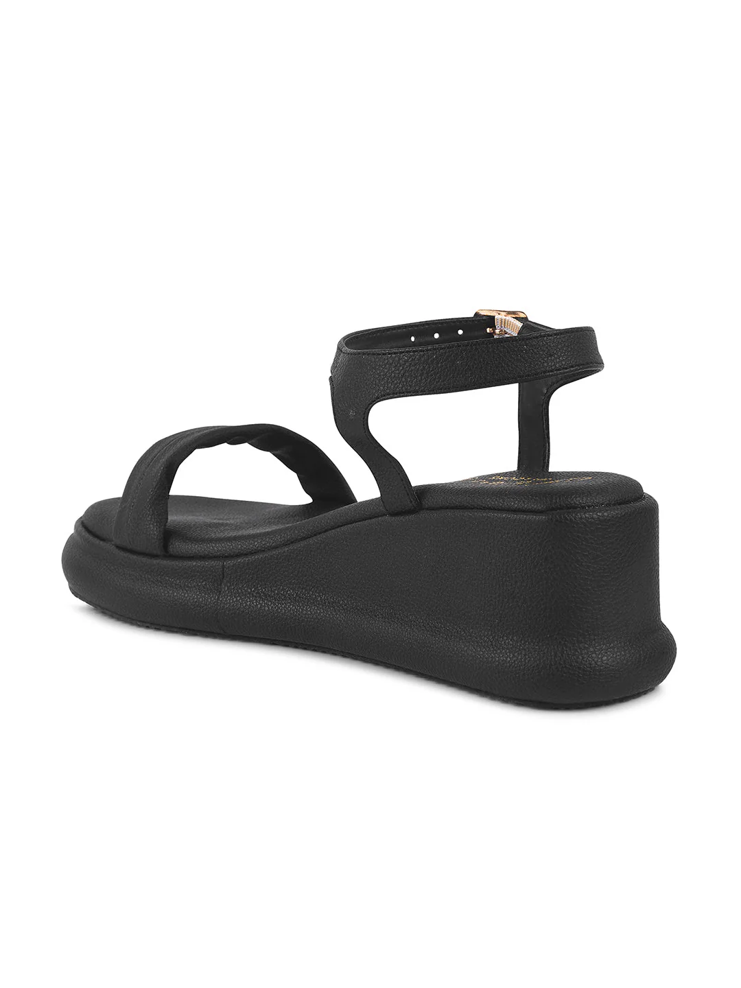 Platform Wedge Sandals for Women with Ankle Strap Buckle Closure JM Looks - Image 6