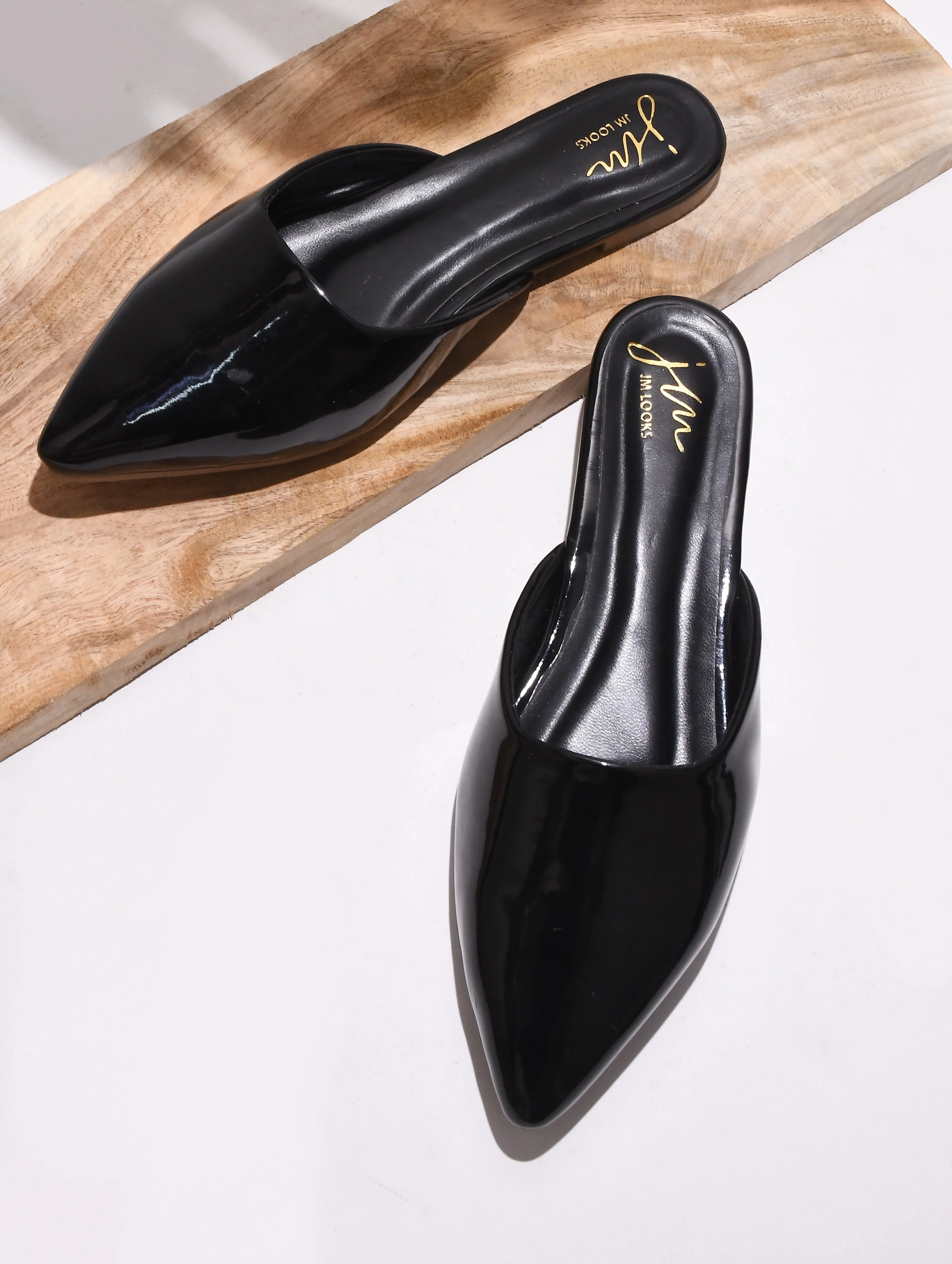 JM Looks Flat Sandals Back-open half belly for women - Image 7