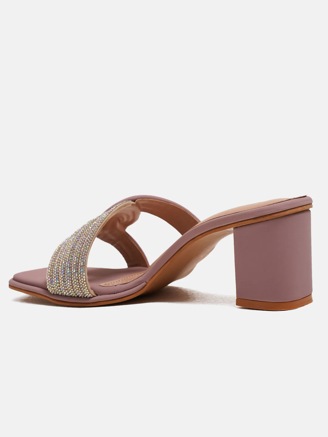 Block Heel Sandals with Decorative Knot Detail - Image 18