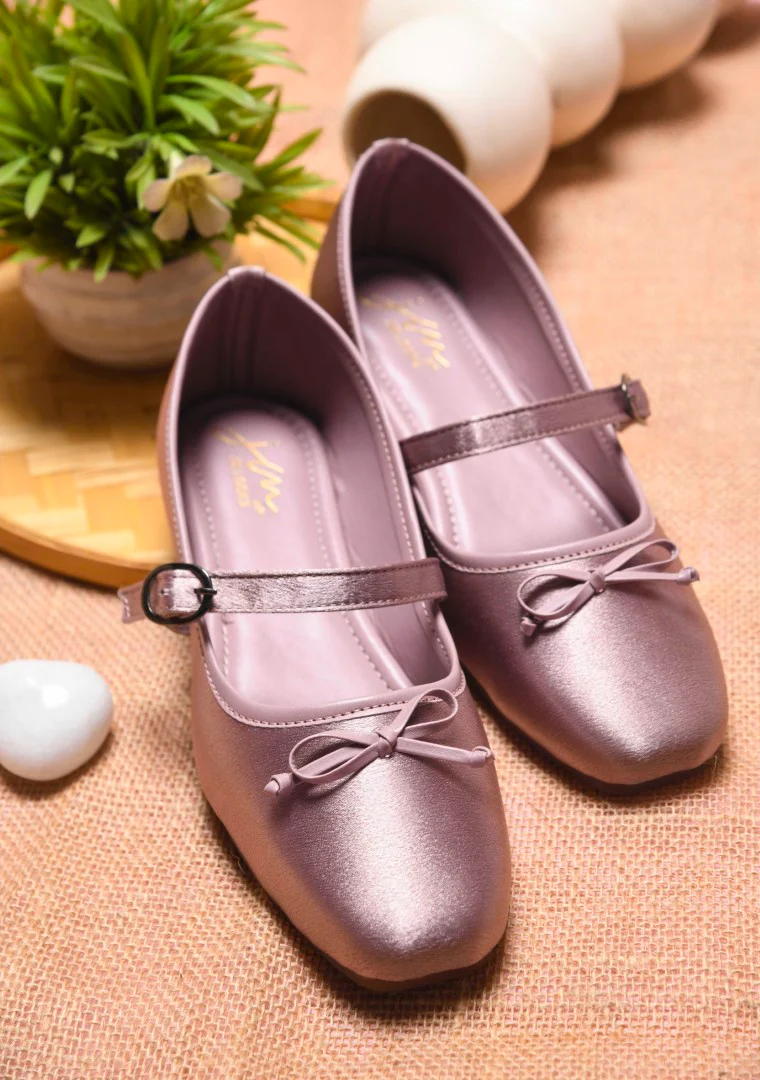 JM Looks Bow Flat Square Toe Mary Jane Shoes - Image 6