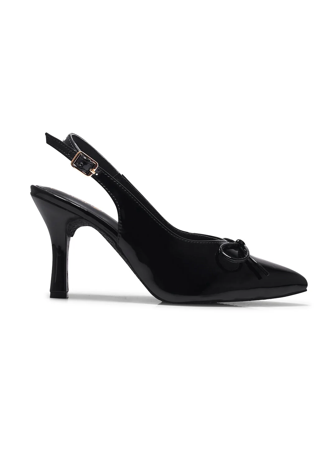 Bow Slingback Stiletto Heels Pointed Toe - Image 12