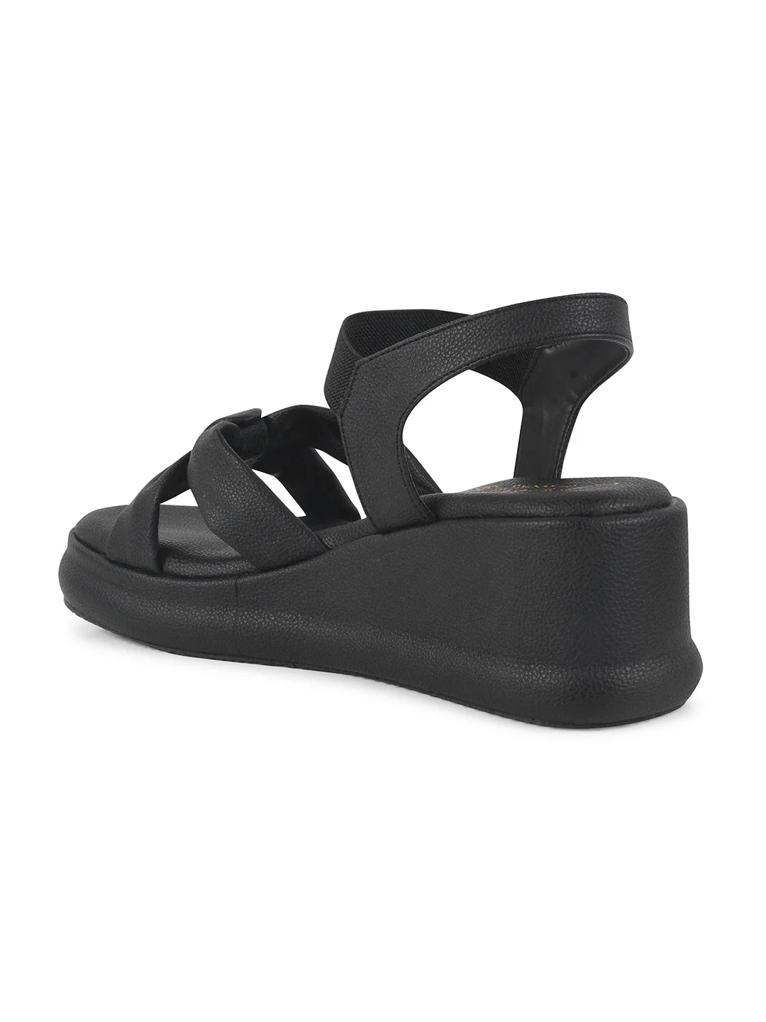JM Looks Platform Wedge Sandals with Bowknot & Ankle Strap - Image 6