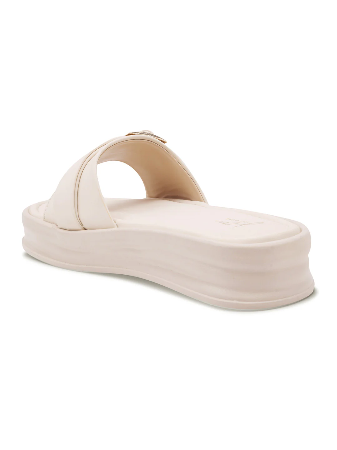 Buckle Strap Platform Slide Sandals for Women Cushioned Comfort - Image 11