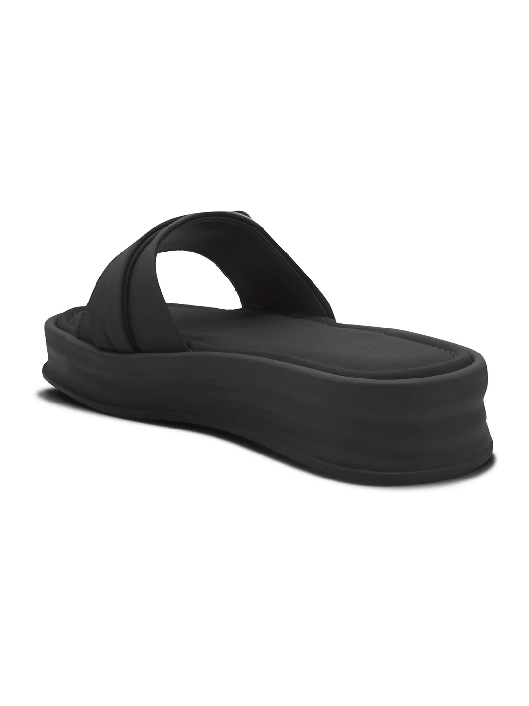 Buckle Strap Platform Slide Sandals for Women Cushioned Comfort - Image 6