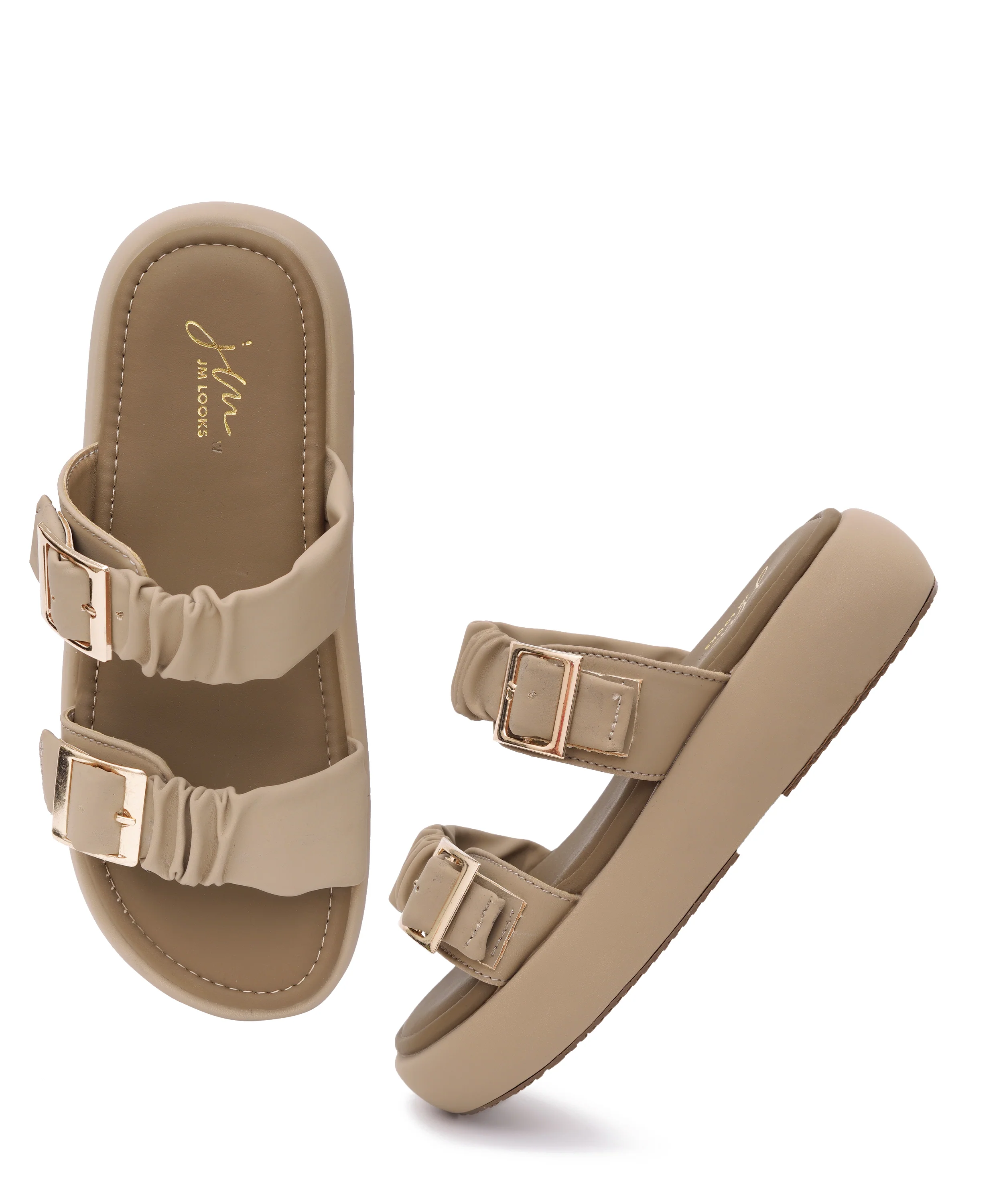 Casual Comfort Sandals with Buckle Detail - Image 18