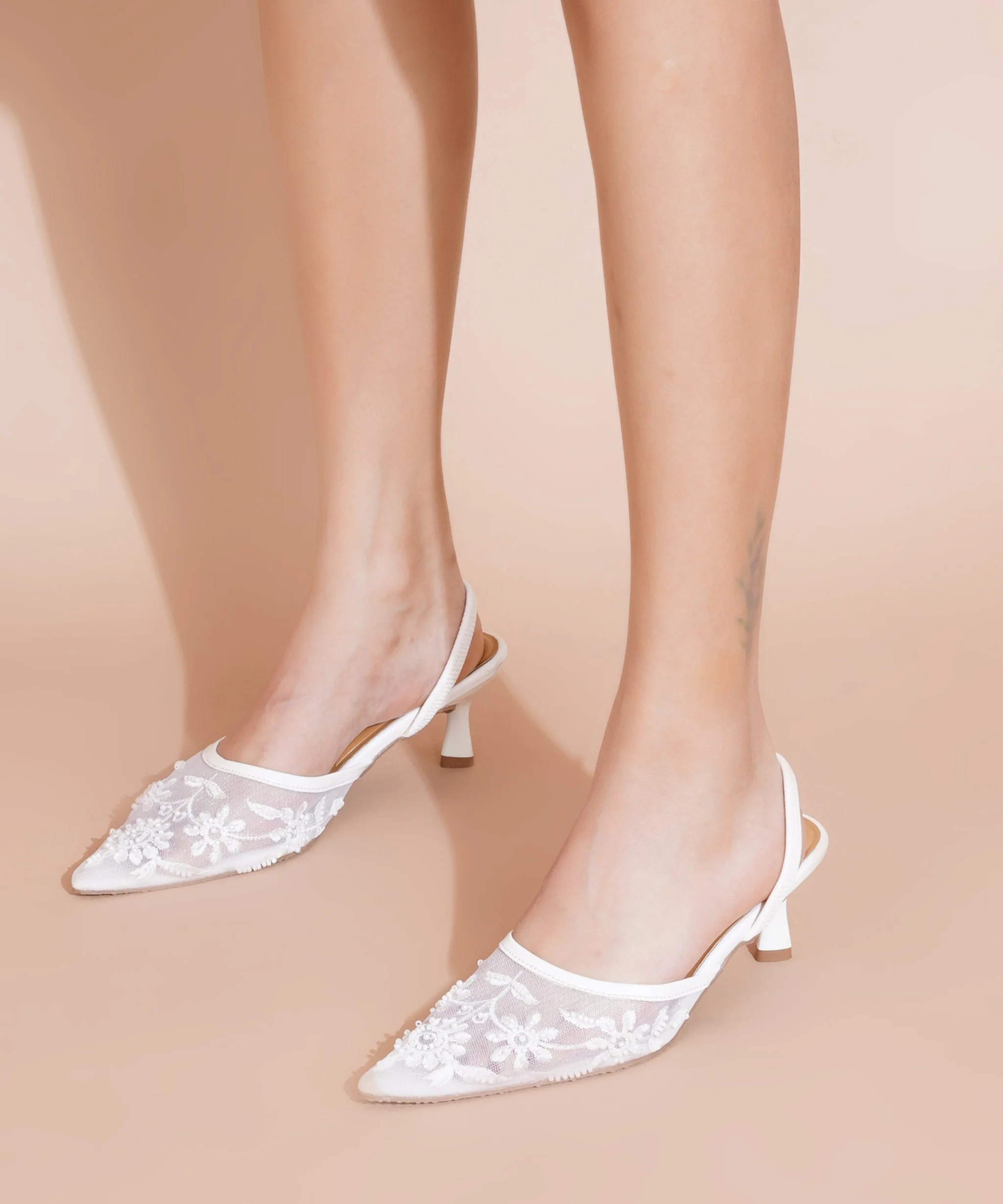 Chic Floral Embroidered Pointed Toe Heel - Image 14