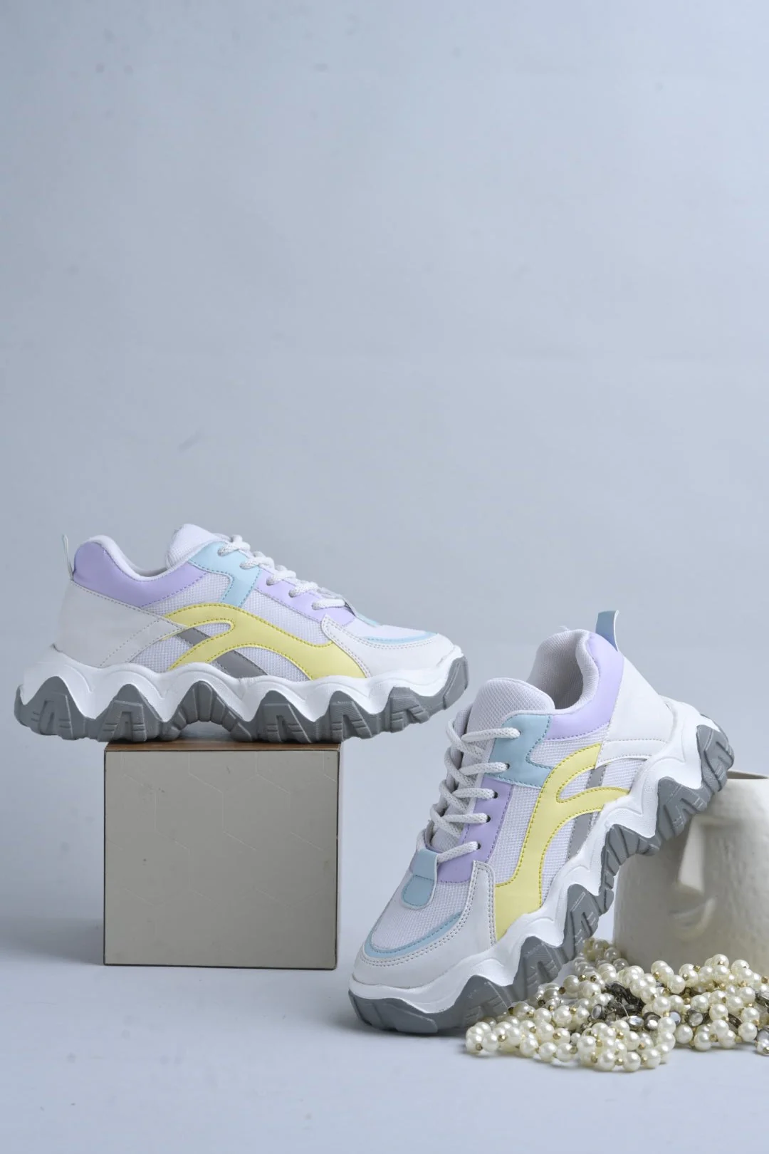 Jm Looks Trendy Chunky Sole Sneakers for Women & Girls - Image 12
