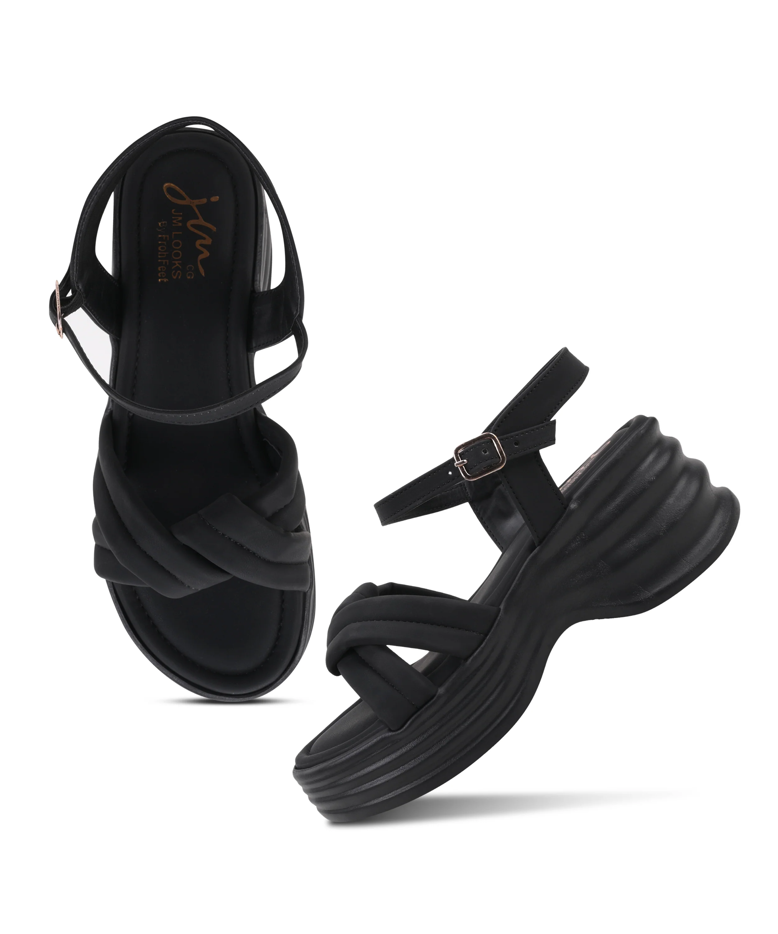Chunky Sole Fashion Platform Sandals - Image 5