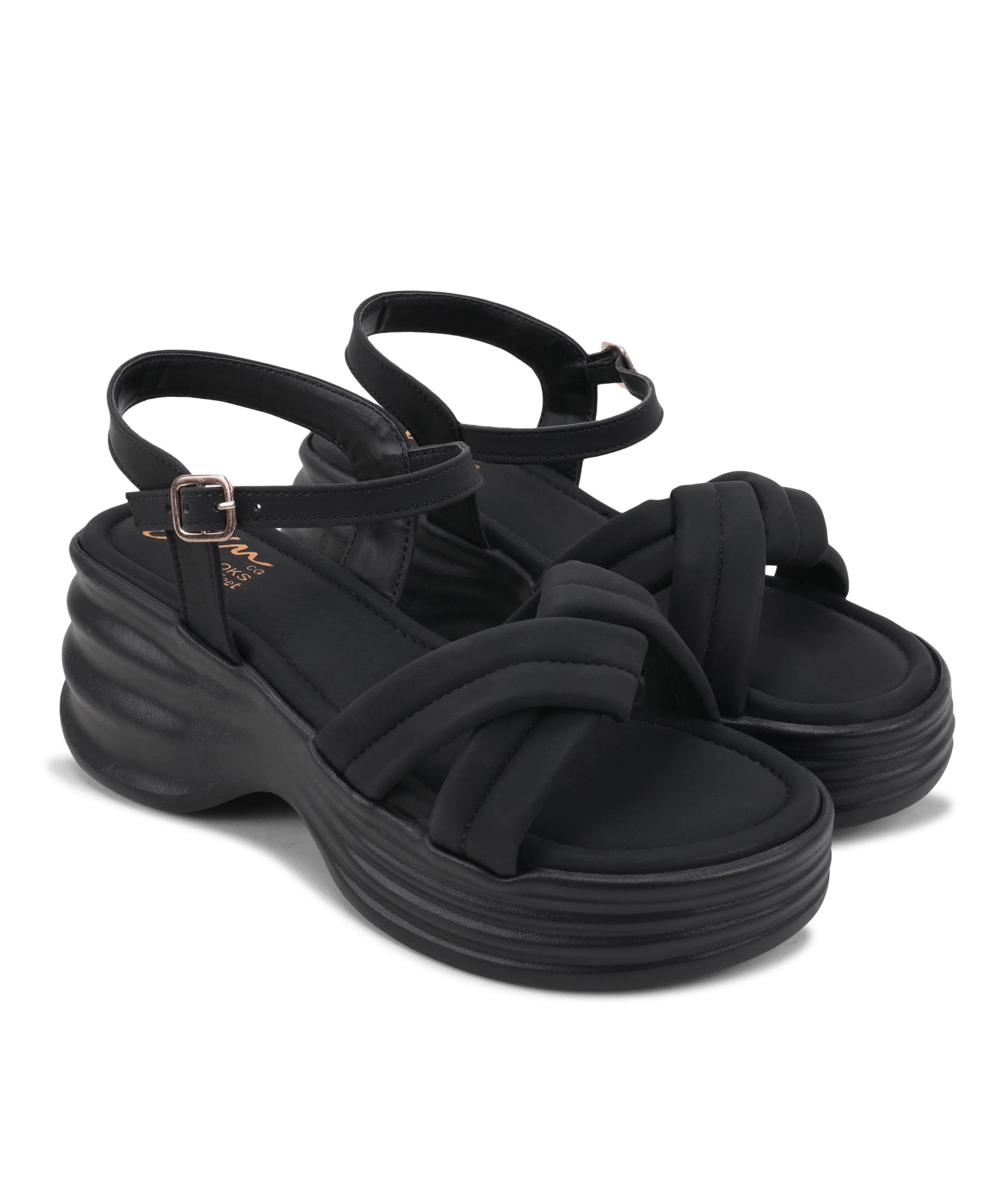 Chunky Sole Fashion Platform Sandals - Image 6
