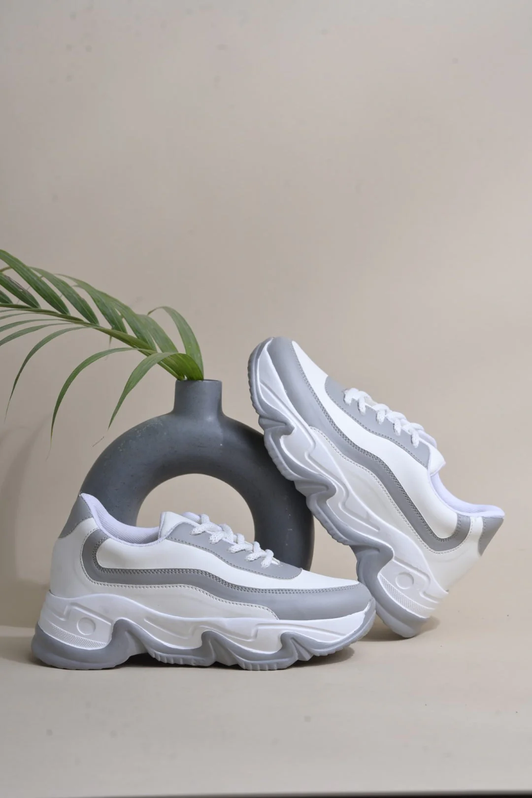 Jm Looks Stylish Chunky Sole Sneakers - Image 3