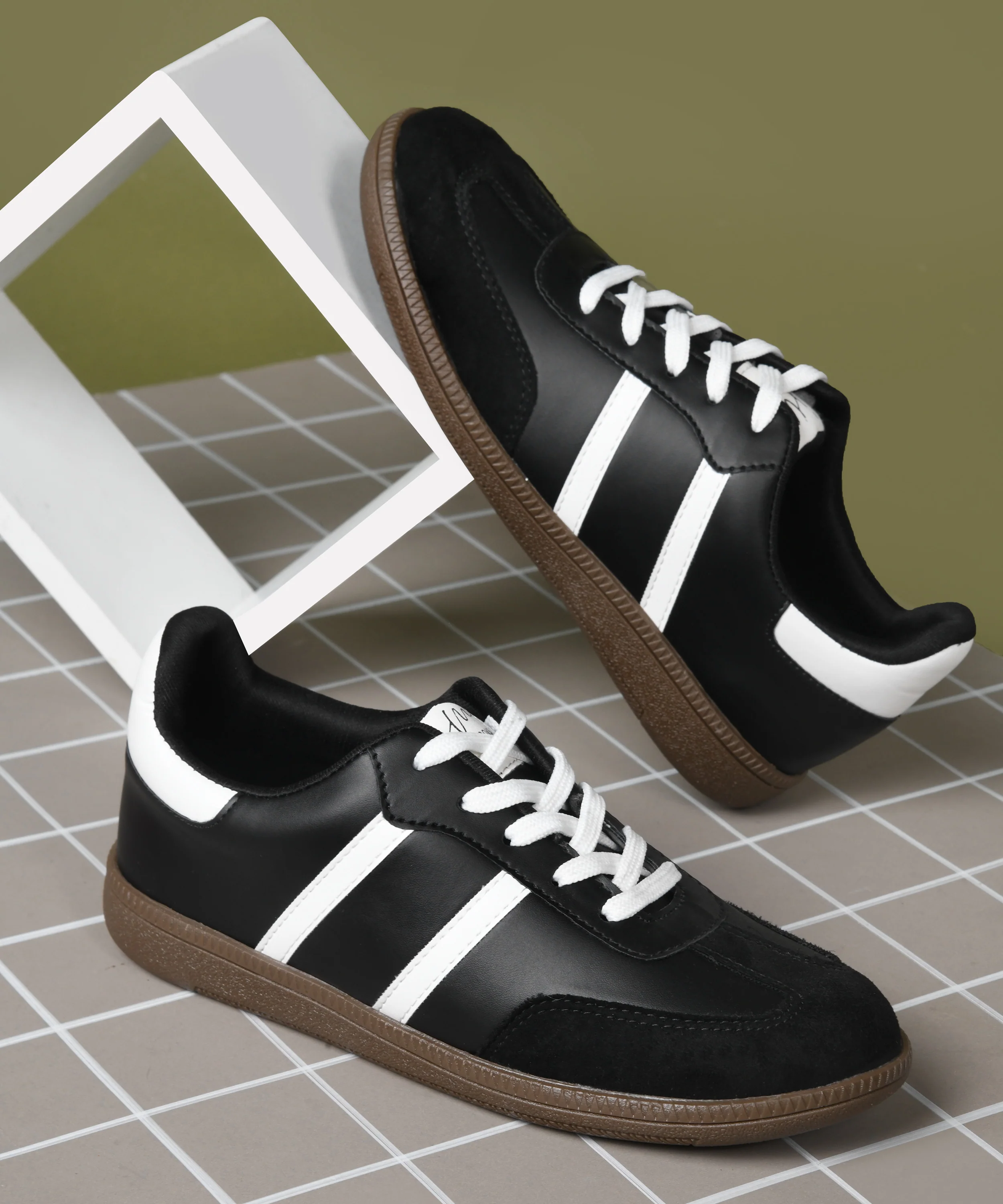 Colorblock Styles Sneakers for Women: Lace Up Casual Shoes - Image 25