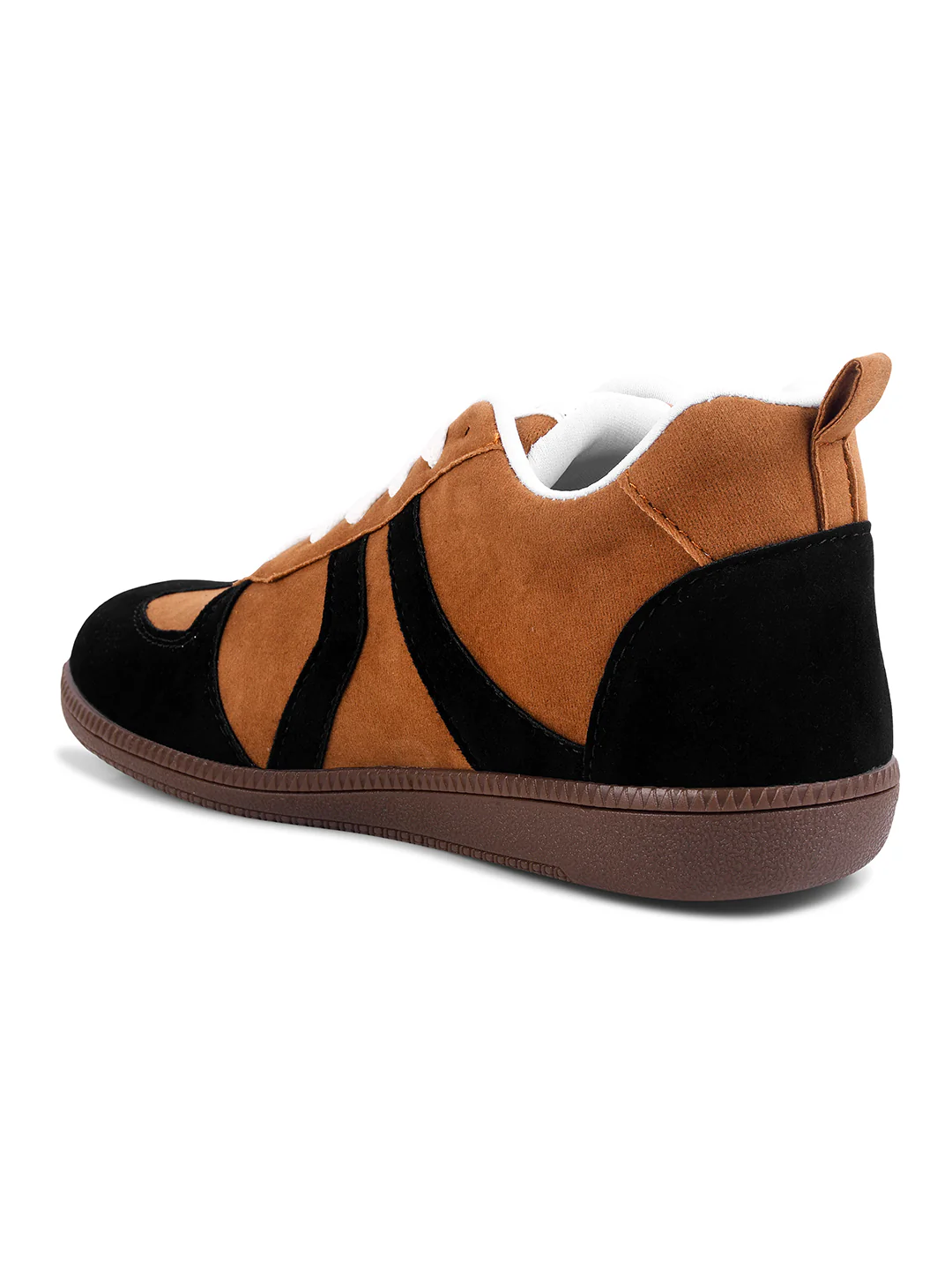 Colorblock Suede Trainer Sneaker for Women - Image 14