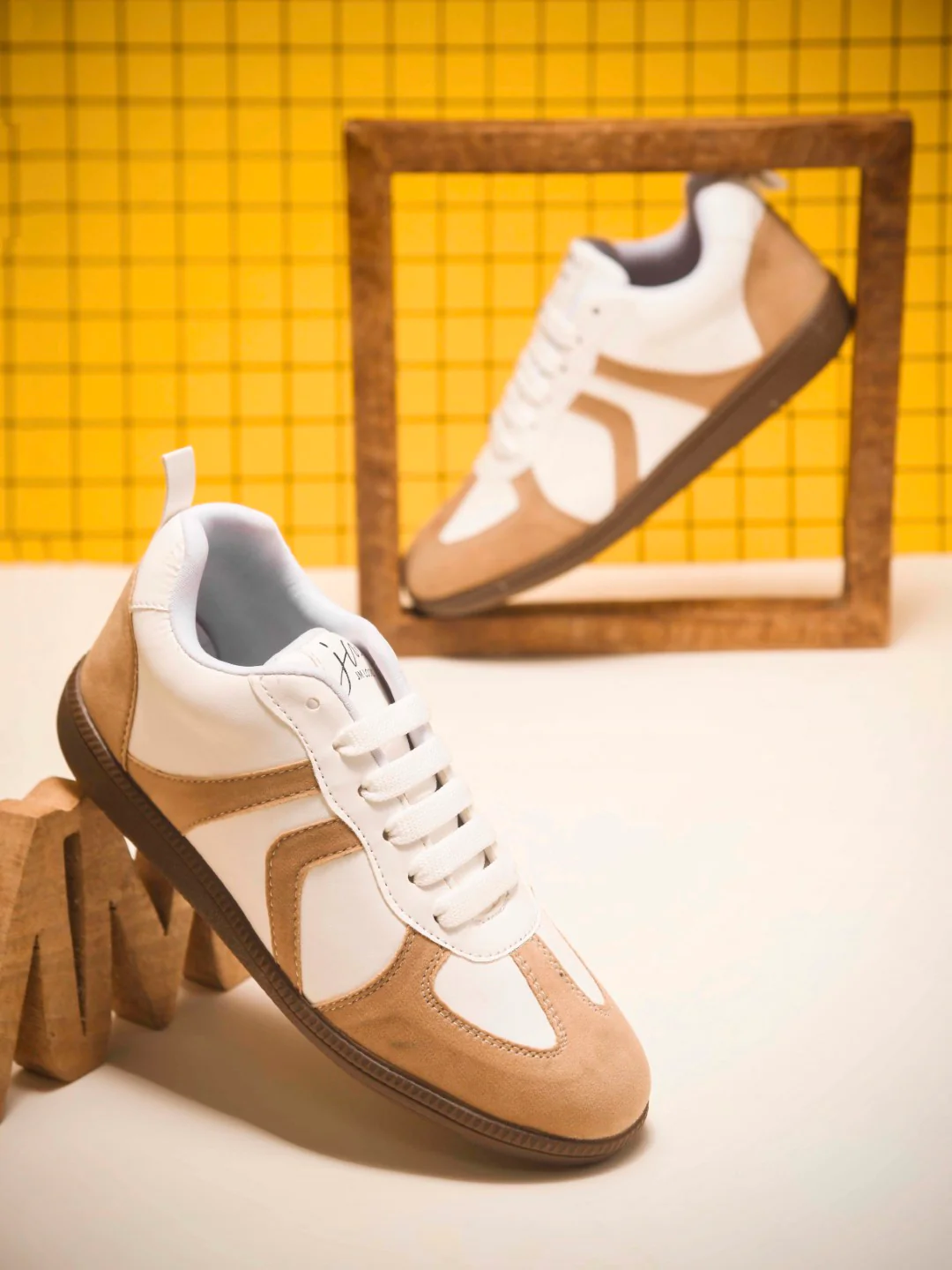 Colorblock Suede Trainer Sneaker for Women - Image 16