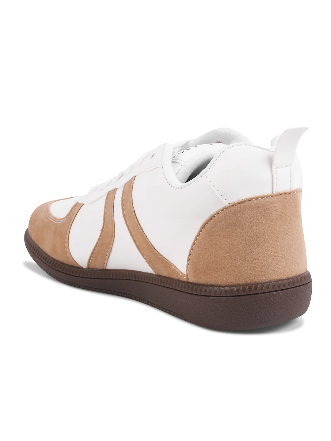 Colorblock Suede Trainer Sneaker for Women - Image 20