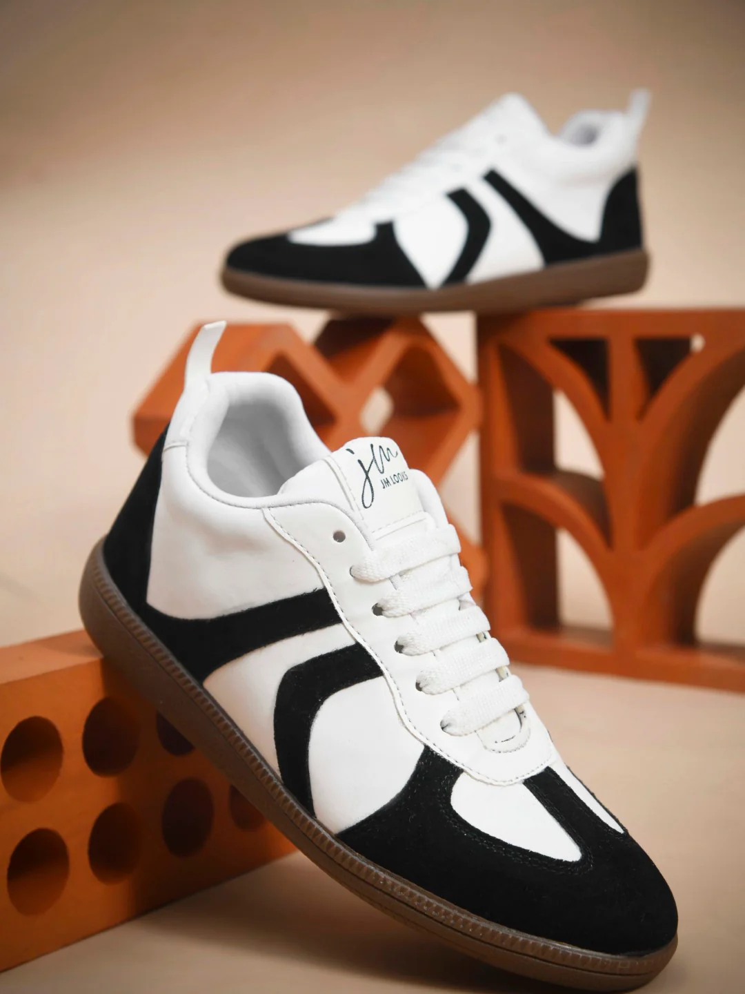 Colorblock Suede Trainer Sneaker for Women - Image 3