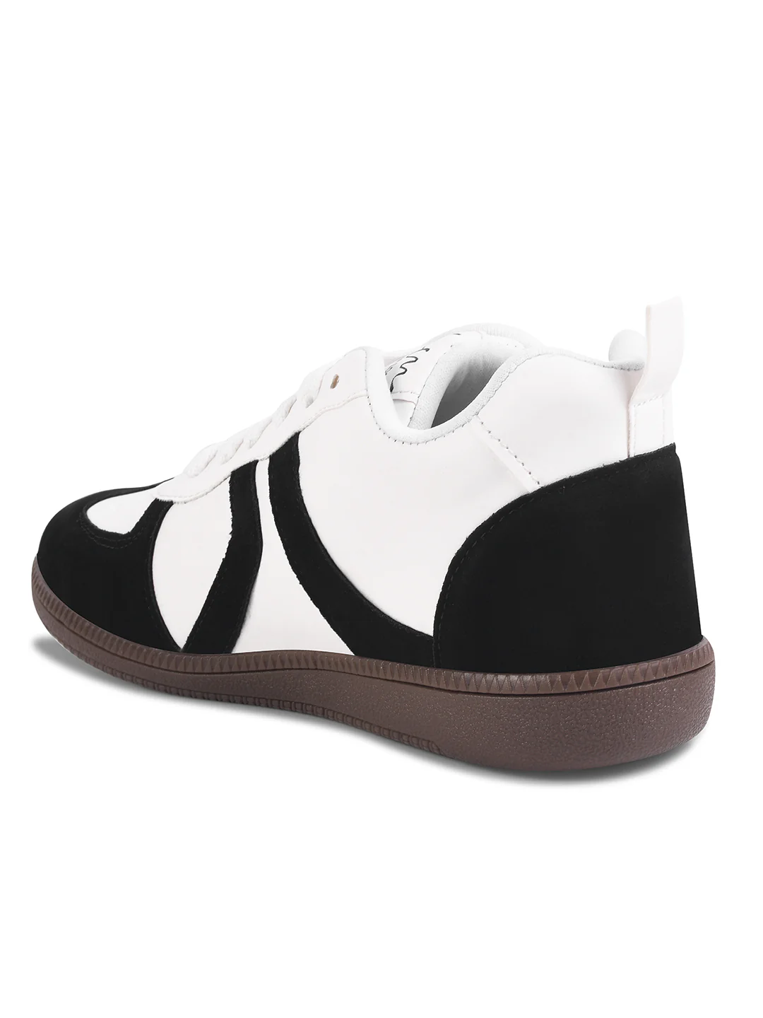 Colorblock Suede Trainer Sneaker for Women - Image 7