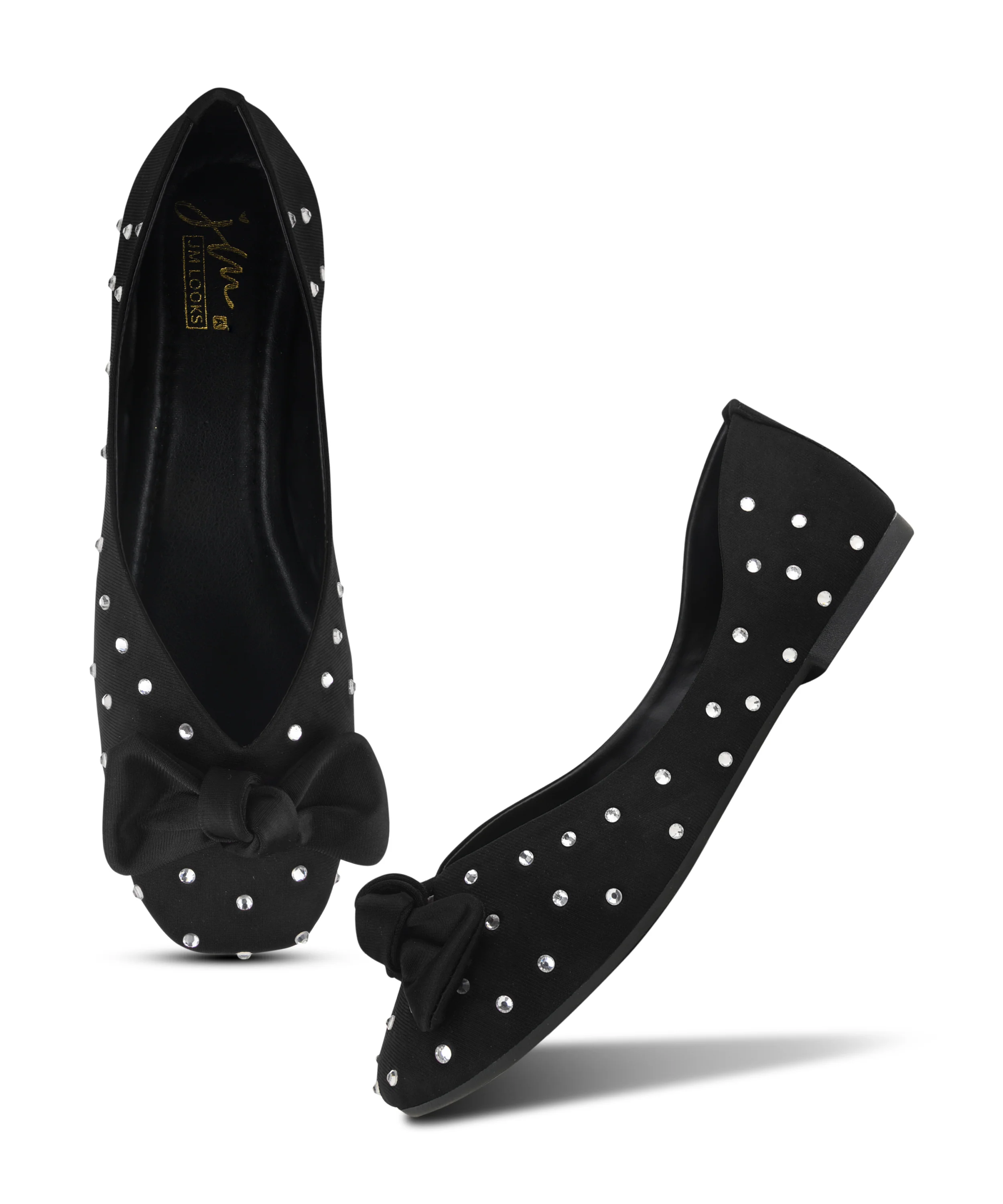 JM Looks Comfortable Ballerina Flat with Decorative Bow - Image 6