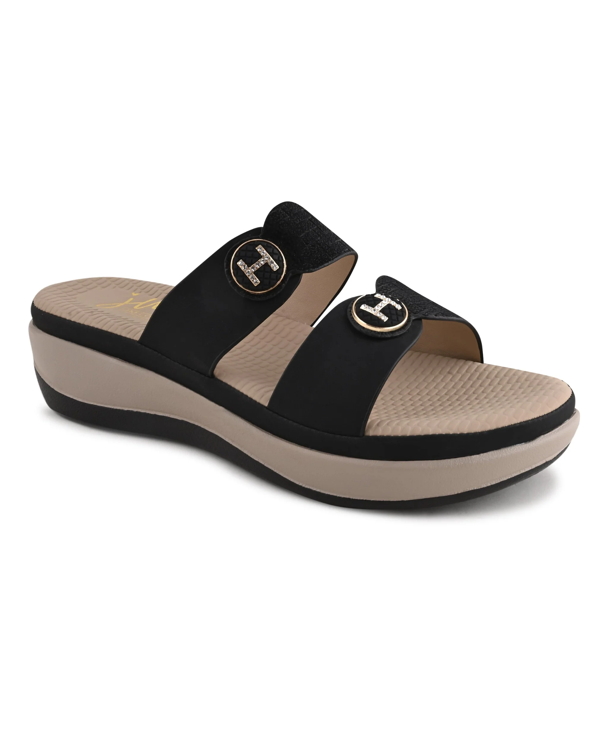 Comfortable Wedge Flats with Stylish Broad Strap - Image 6