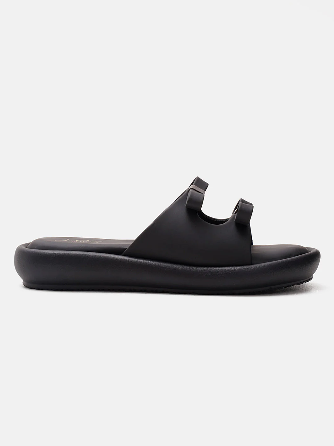 JM Looks Double strap bow slides Sandals for Women with Cushioned Platform Sole - Image 8