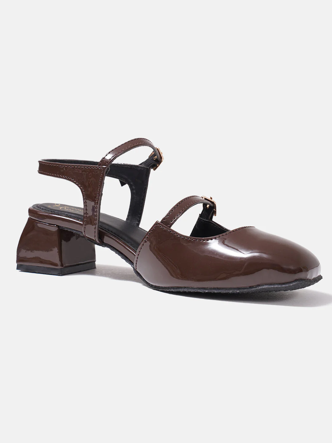 JM Looks Mary Jane Shoes 2 Inch Block Heel Buckle double strap - Image 17