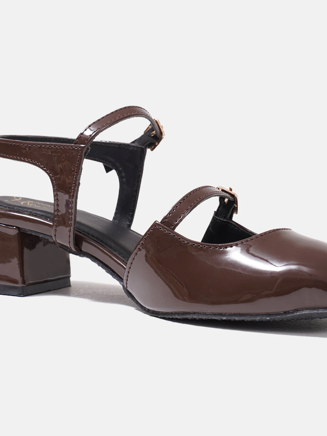 JM Looks Mary Jane Shoes 2 Inch Block Heel Buckle double strap - Image 19