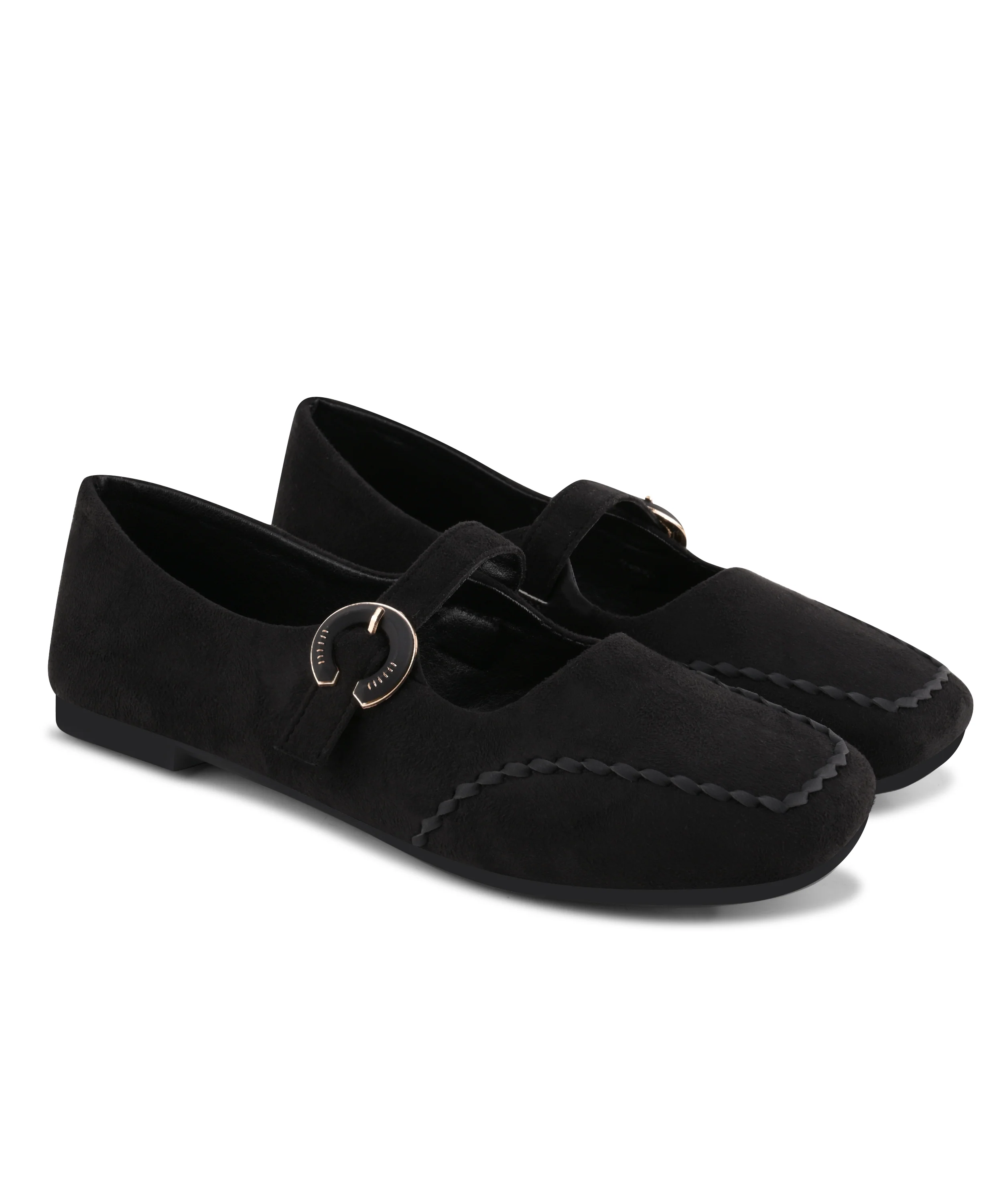 Elegant Suede Strap Comfort Flat - Image 6