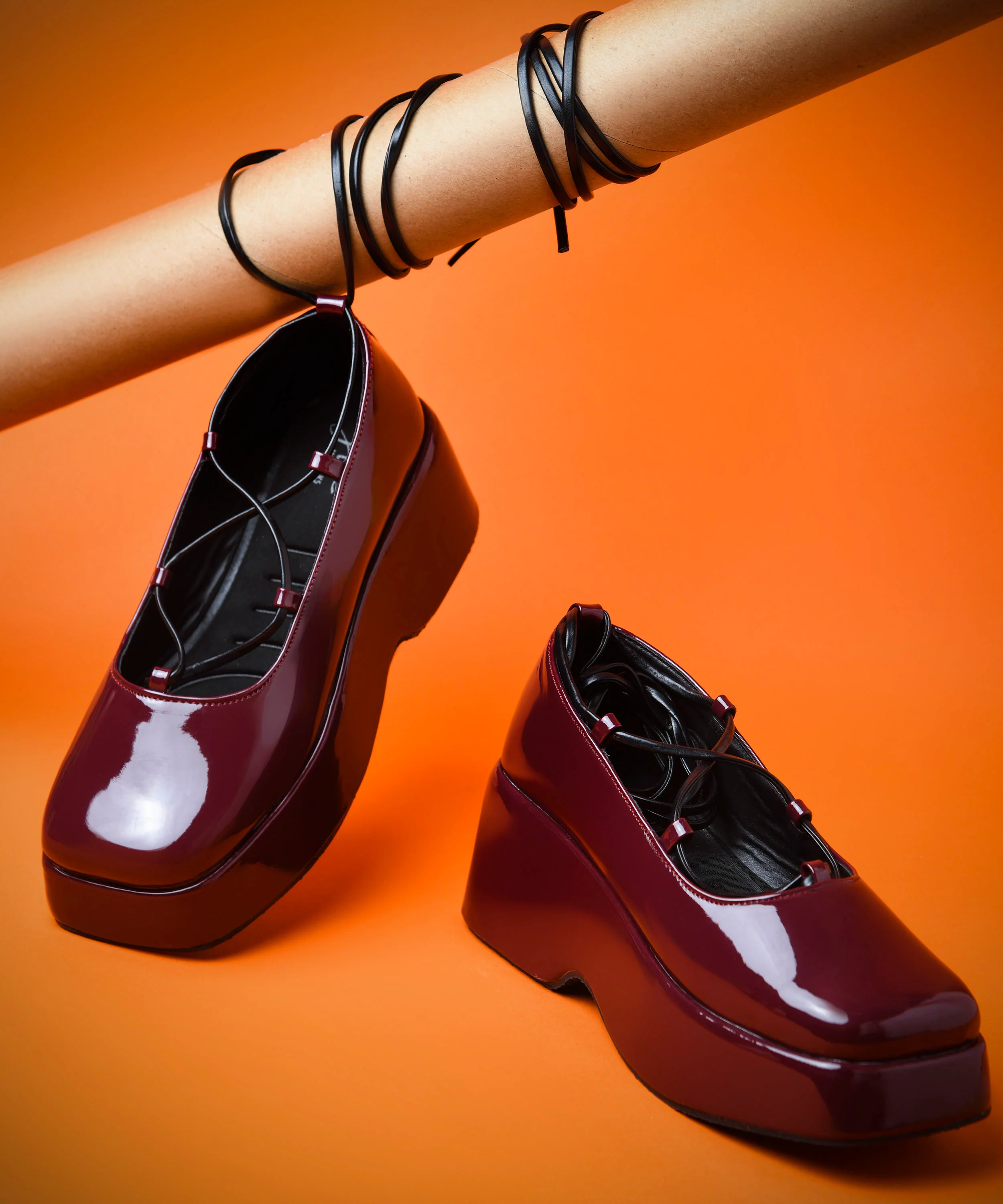 Elevated Shoes with Chunky Platform Heels Pumps for Women - Image 4