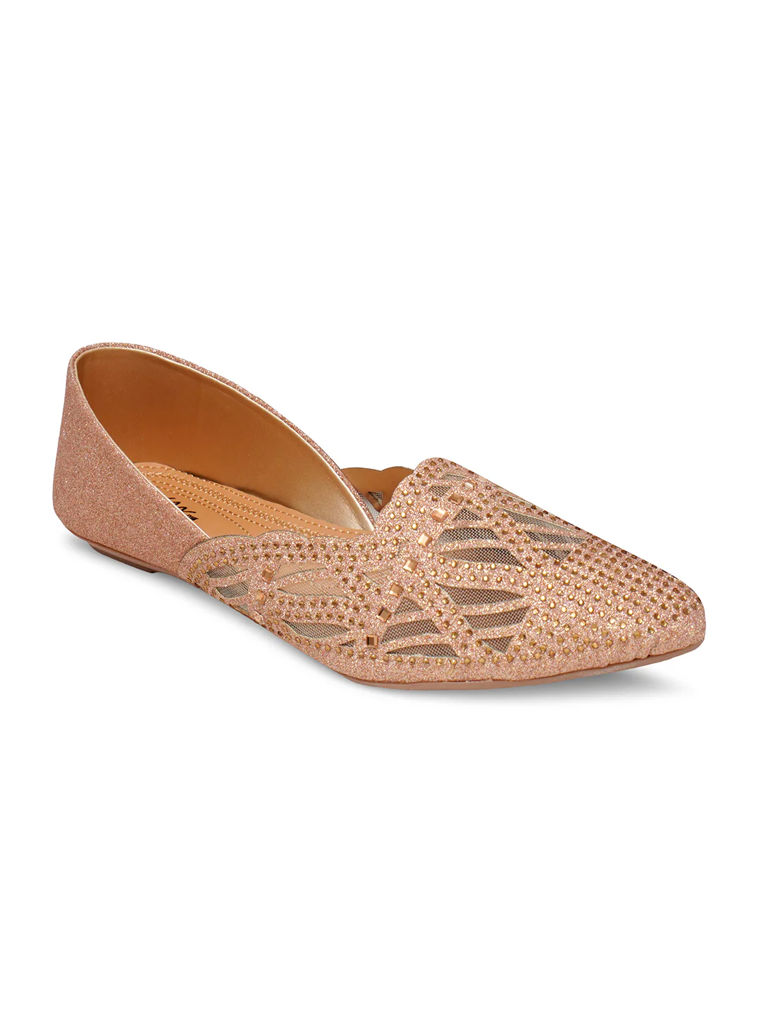 Women Embellished Pointed Toe Jutti - Image 16