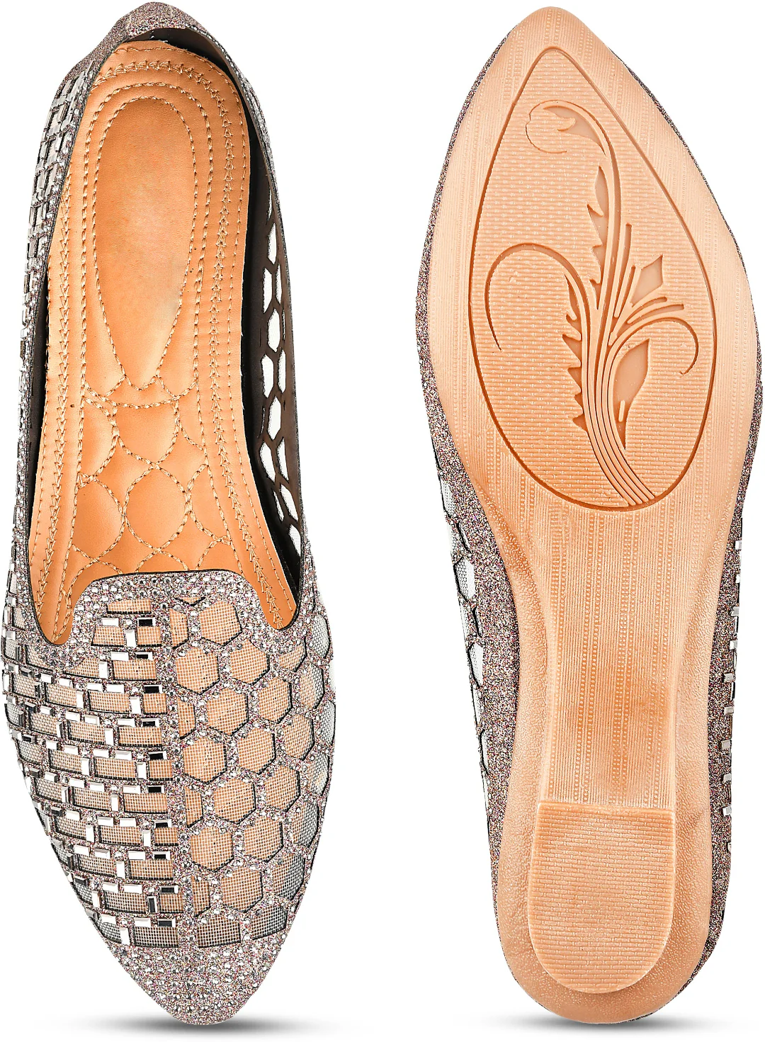 Embellished Pointed-Toe Jutti - Image 11