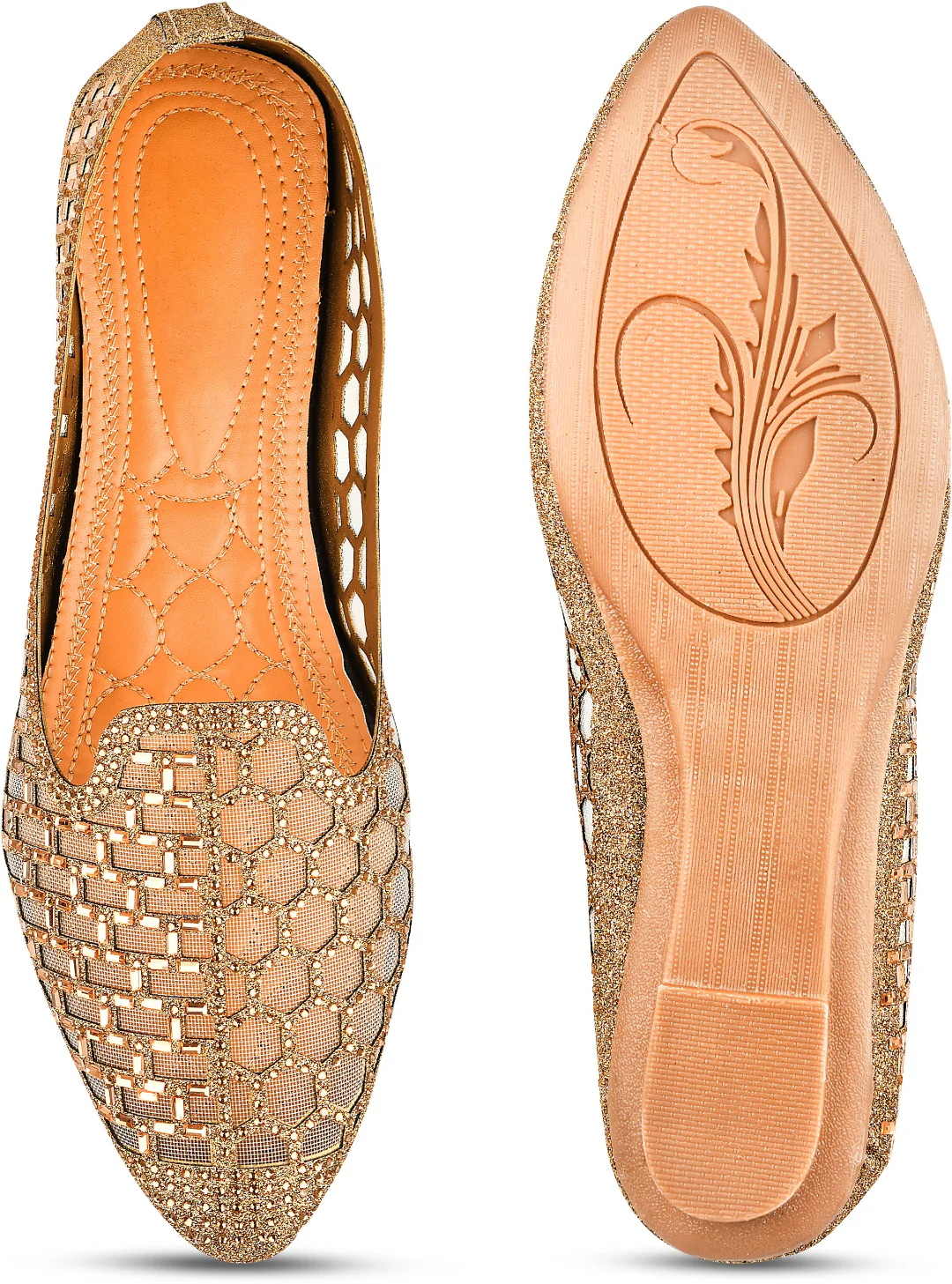 Embellished Pointed-Toe Jutti - Image 5