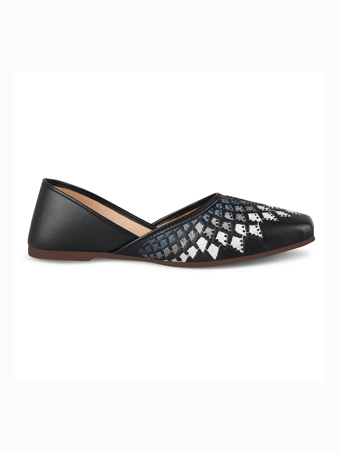 Women Embellished Slip-On Flat jutti - Image 5