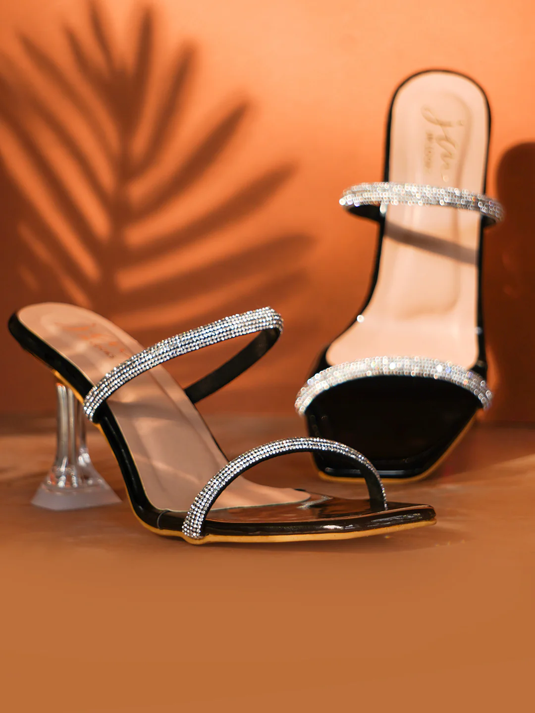 Embellished Slip-On Kitten Heeled Sandals - Image 18