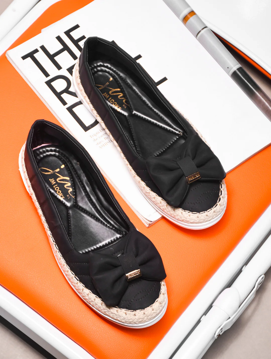 JM Looks Espadrille Bow Loafers - Image 14