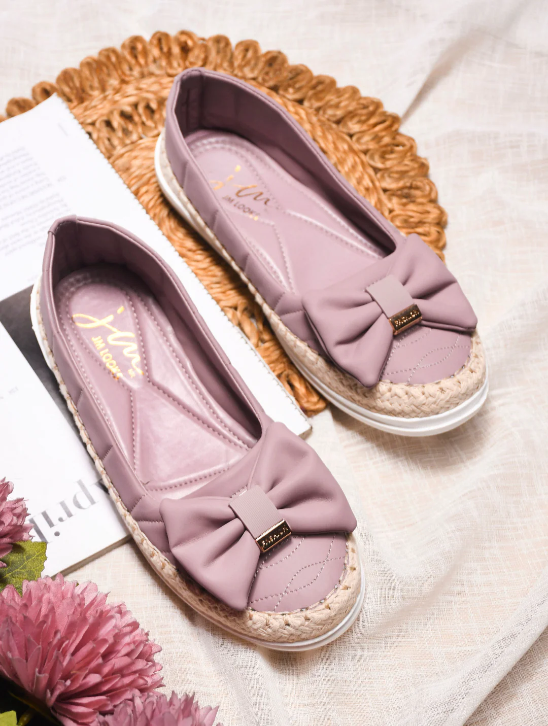 JM Looks Espadrille Bow Loafers - Image 8