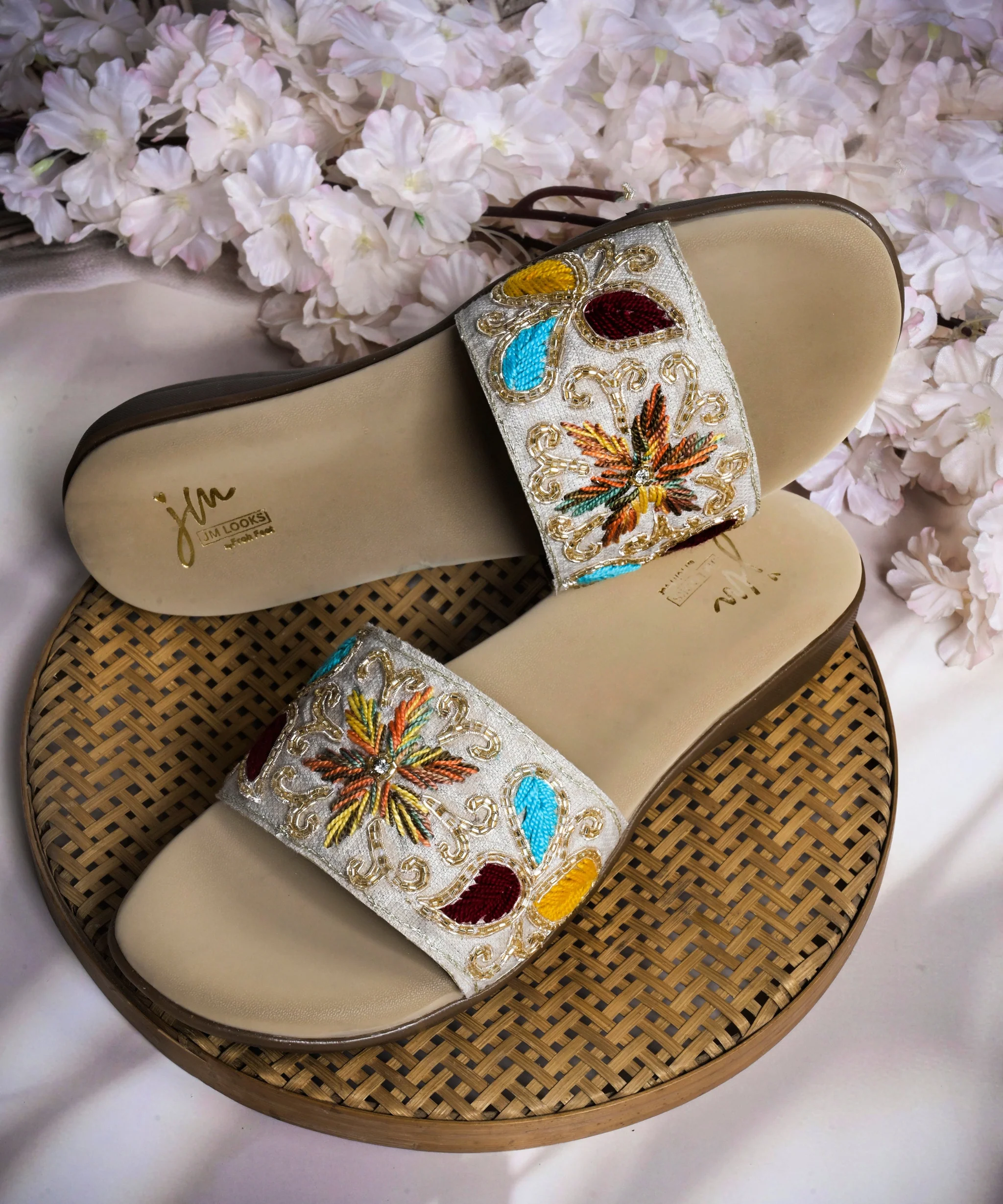 Festive Wear Handmade Embroidered Flats