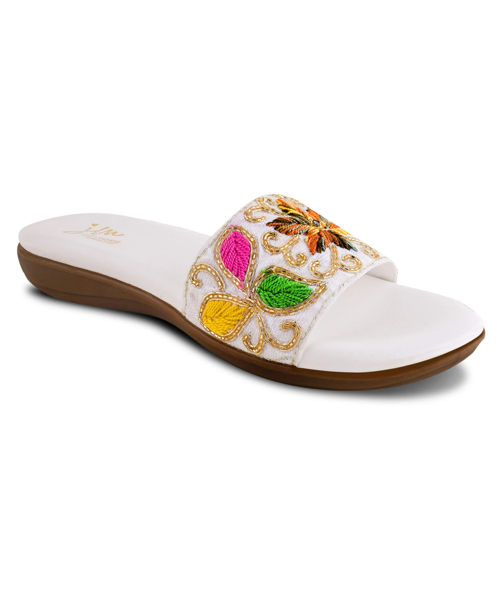 Festive Wear Handmade Embroidered Flats - Image 18
