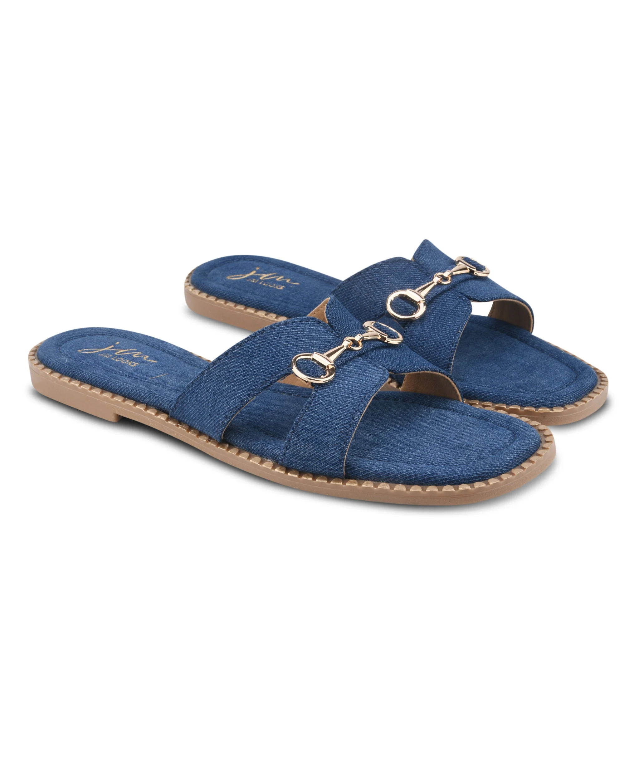 Flats Sandals with Metal Horsebit Detail - Image 12