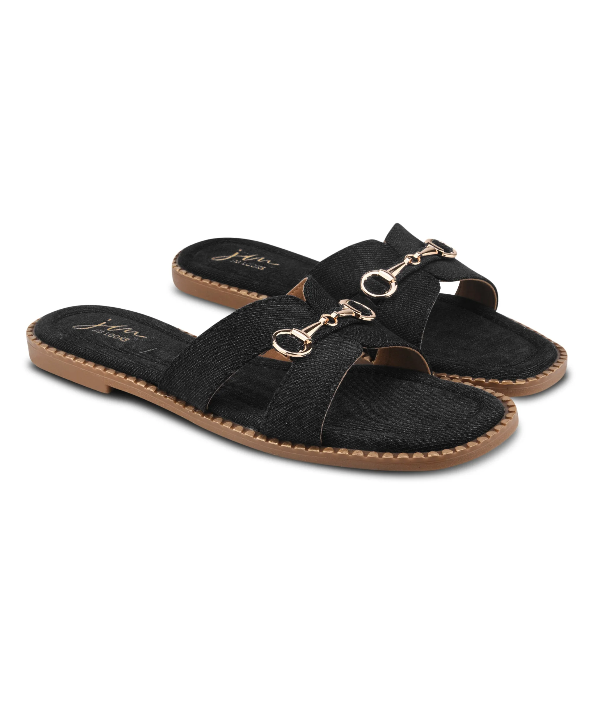 Flats Sandals with Metal Horsebit Detail - Image 6