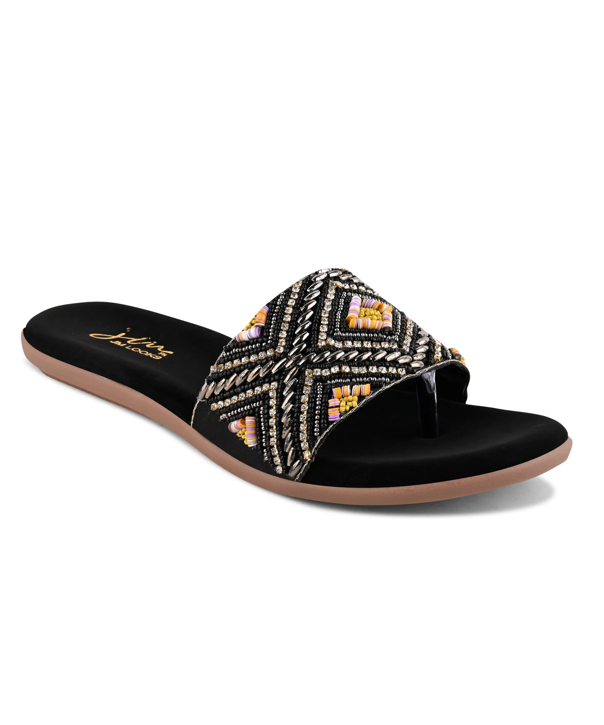 Gilded Grace Beaded Flats - Image 12