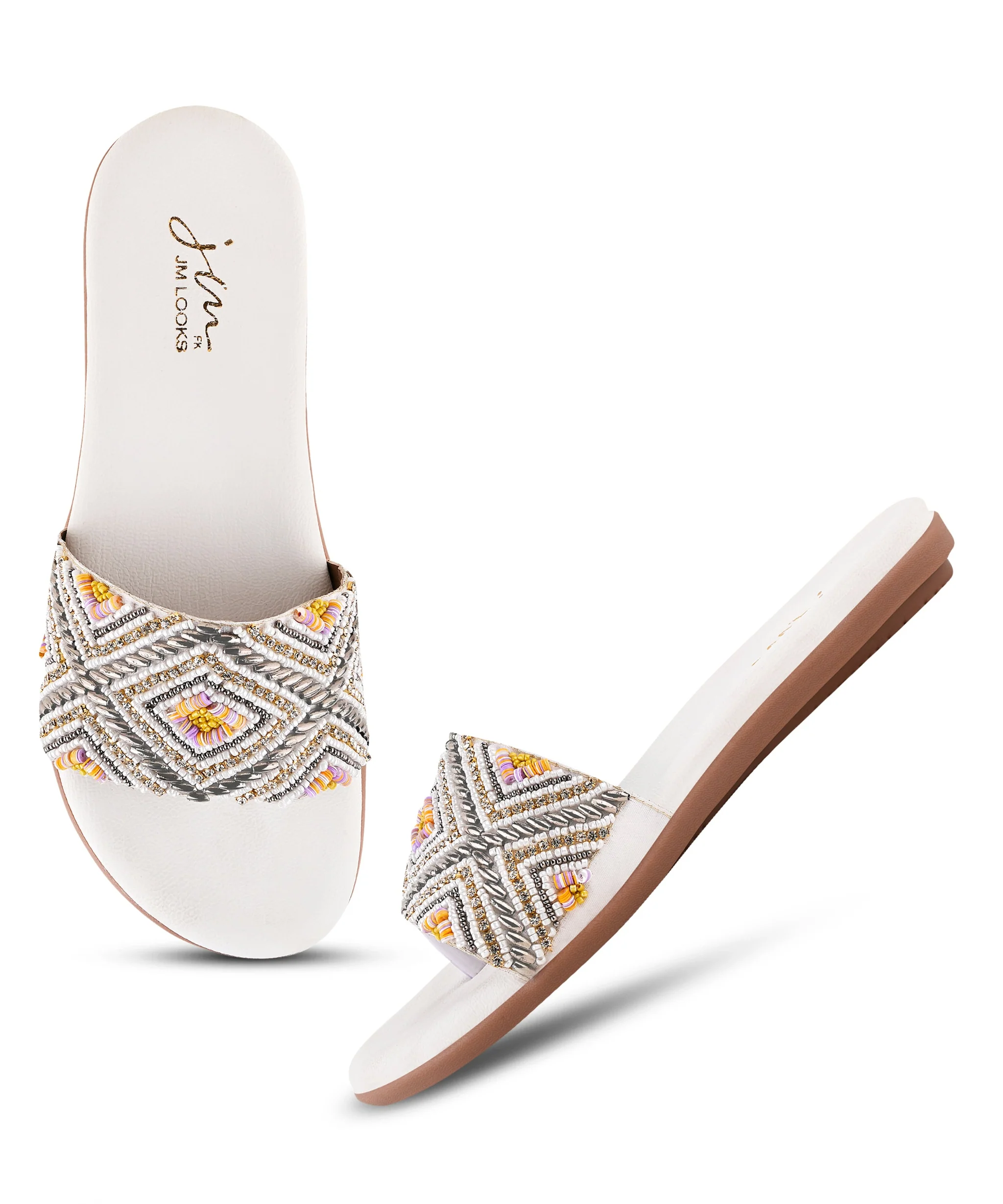 Gilded Grace Beaded Flats - Image 17