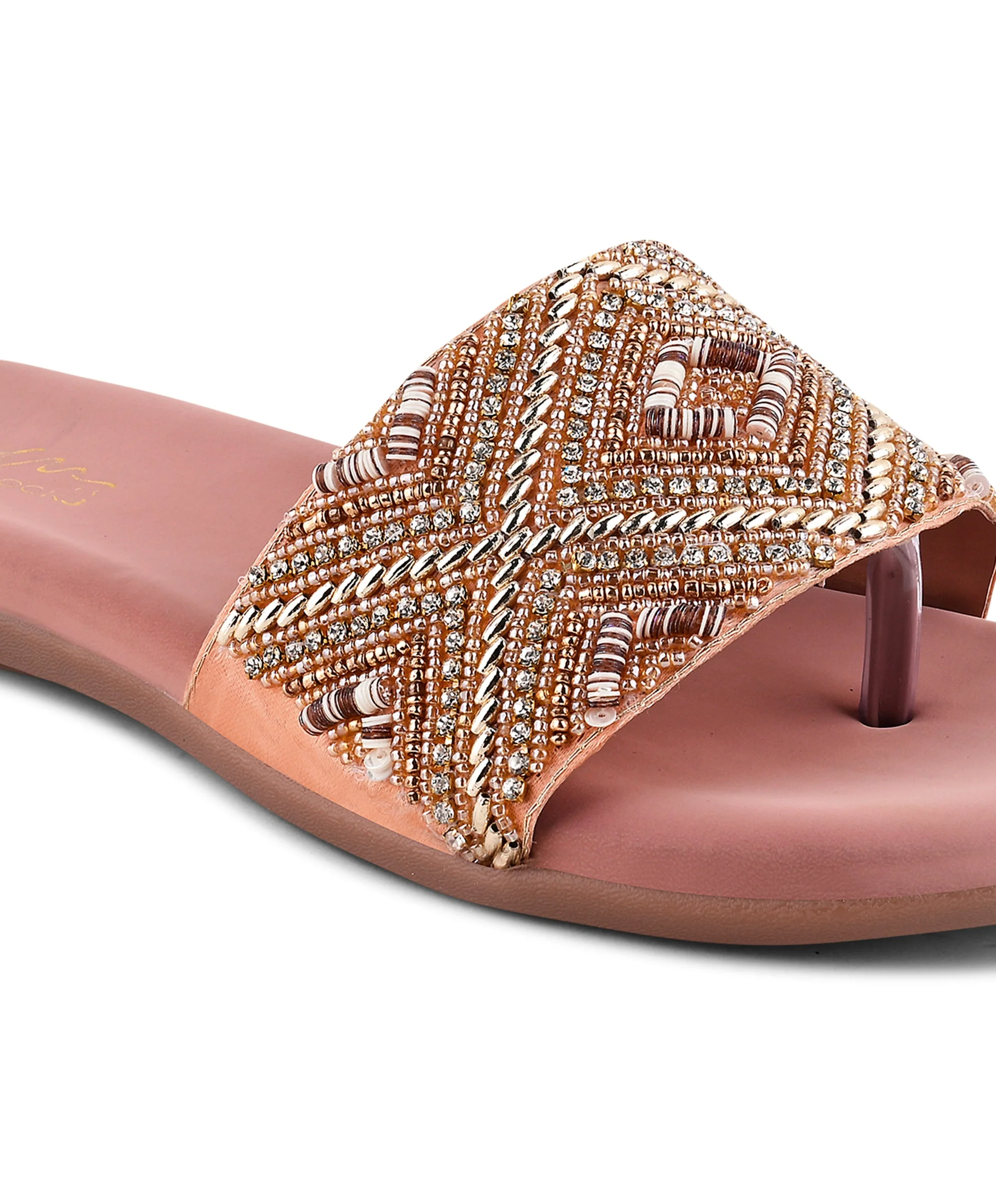 Gilded Grace Beaded Flats - Image 6