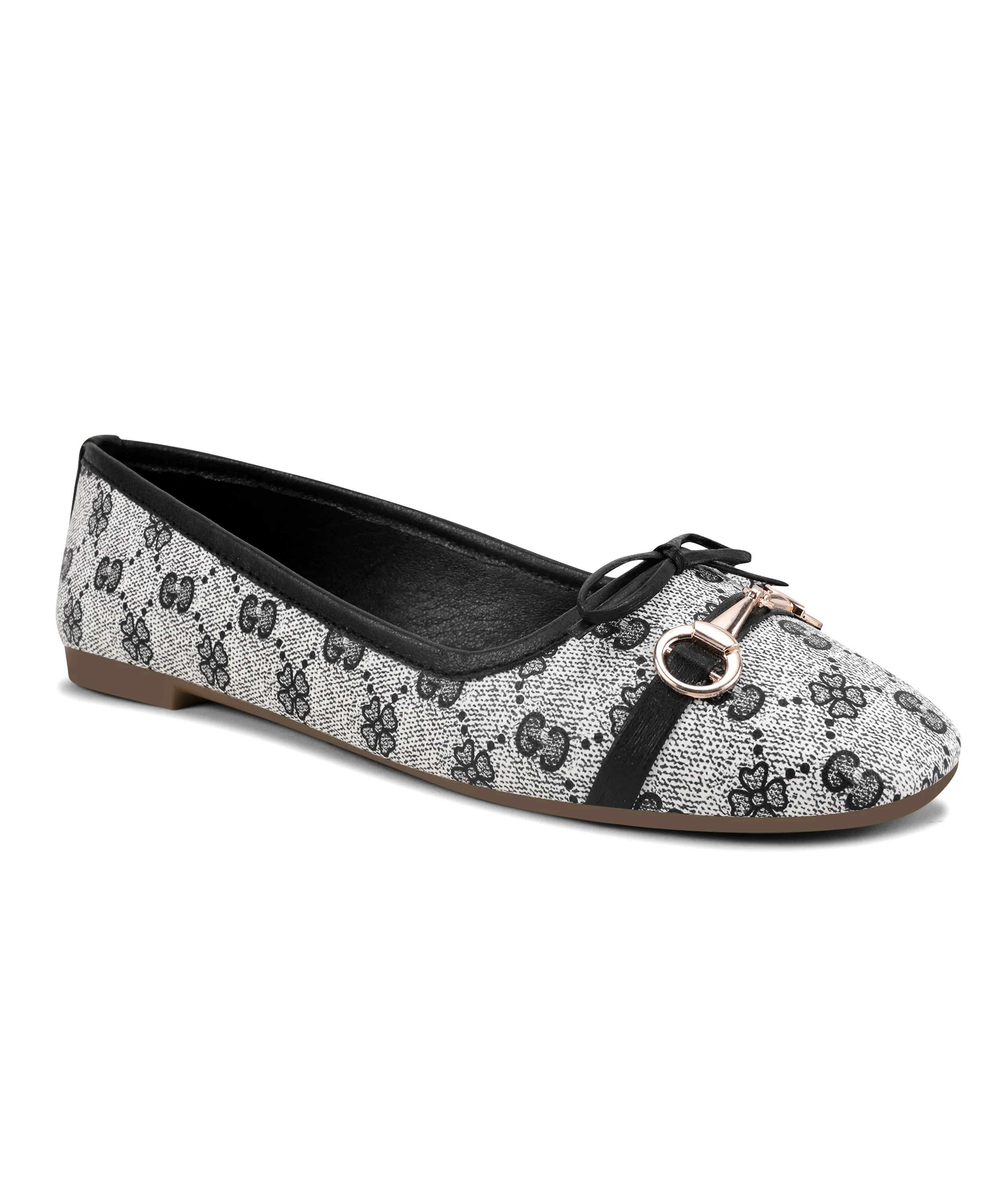 Graceful Patterned Ballet Shoes - Image 12