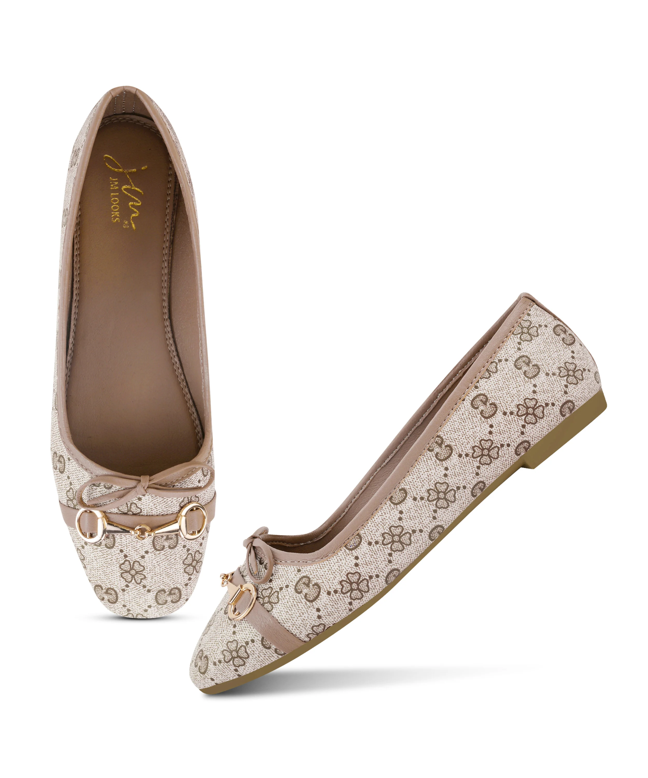 Graceful Patterned Ballet Shoes - Image 17