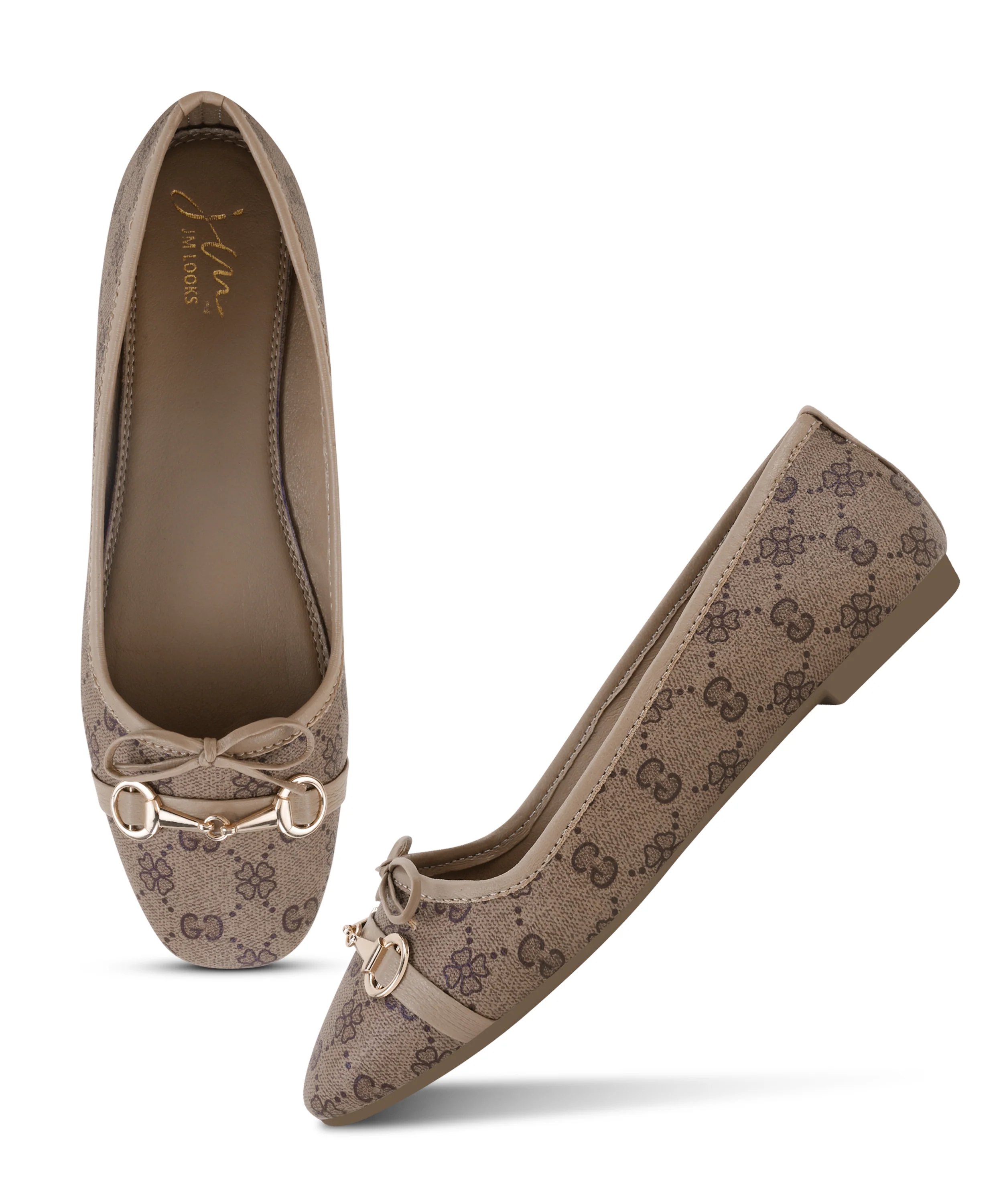 Graceful Patterned Ballet Shoes - Image 5