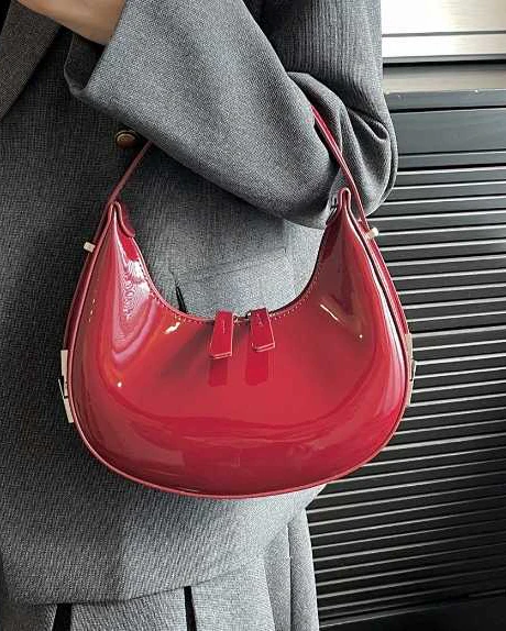 Half Moon Glossy Bag - Image 10