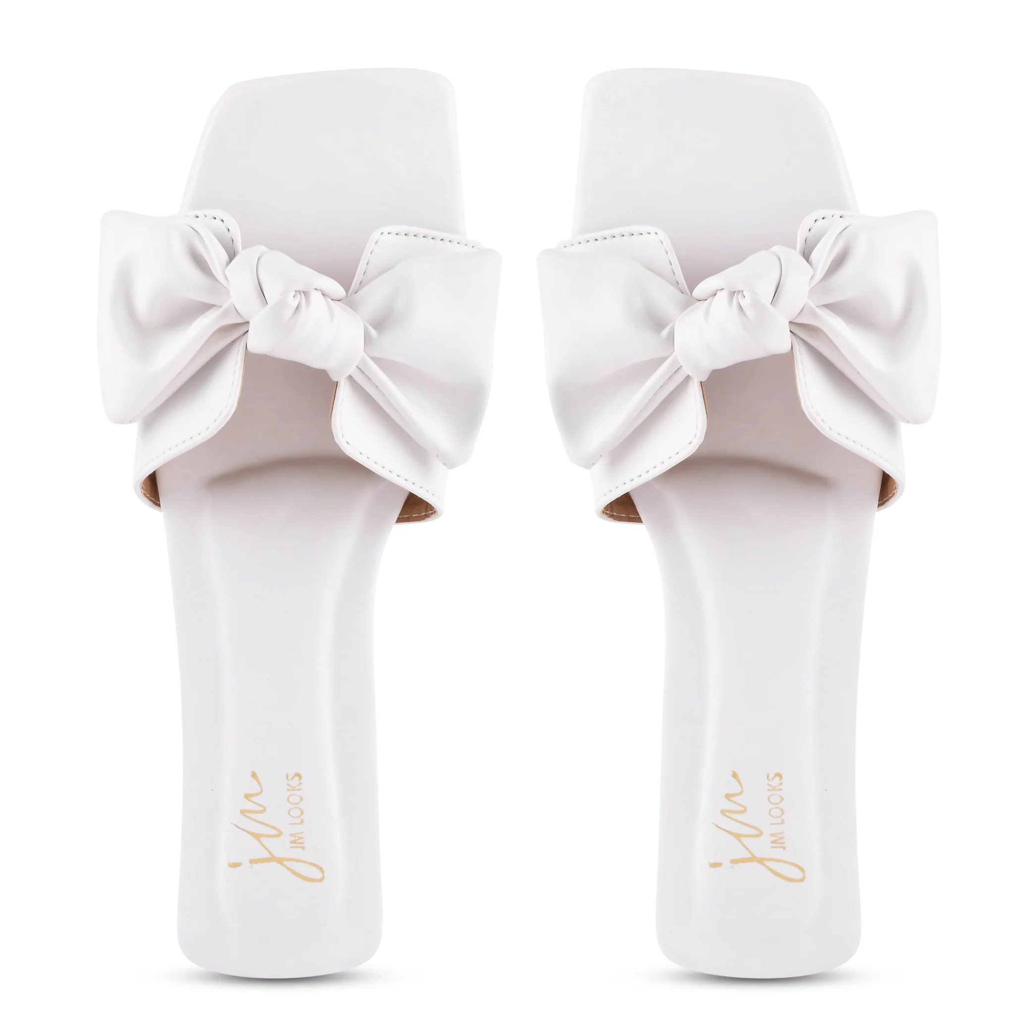 Knotted Bow Flat Slide Sandals for Women Casual Wear | JM Looks - Image 10