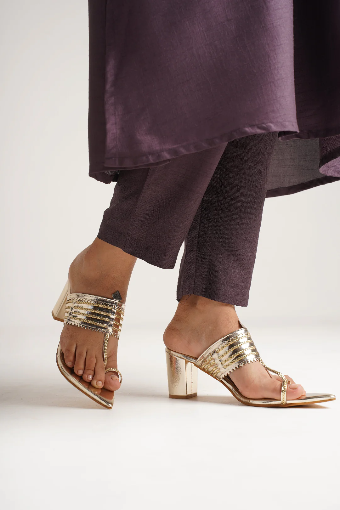 Jm Looks Classic Toe-Ring Block Heels - Image 10