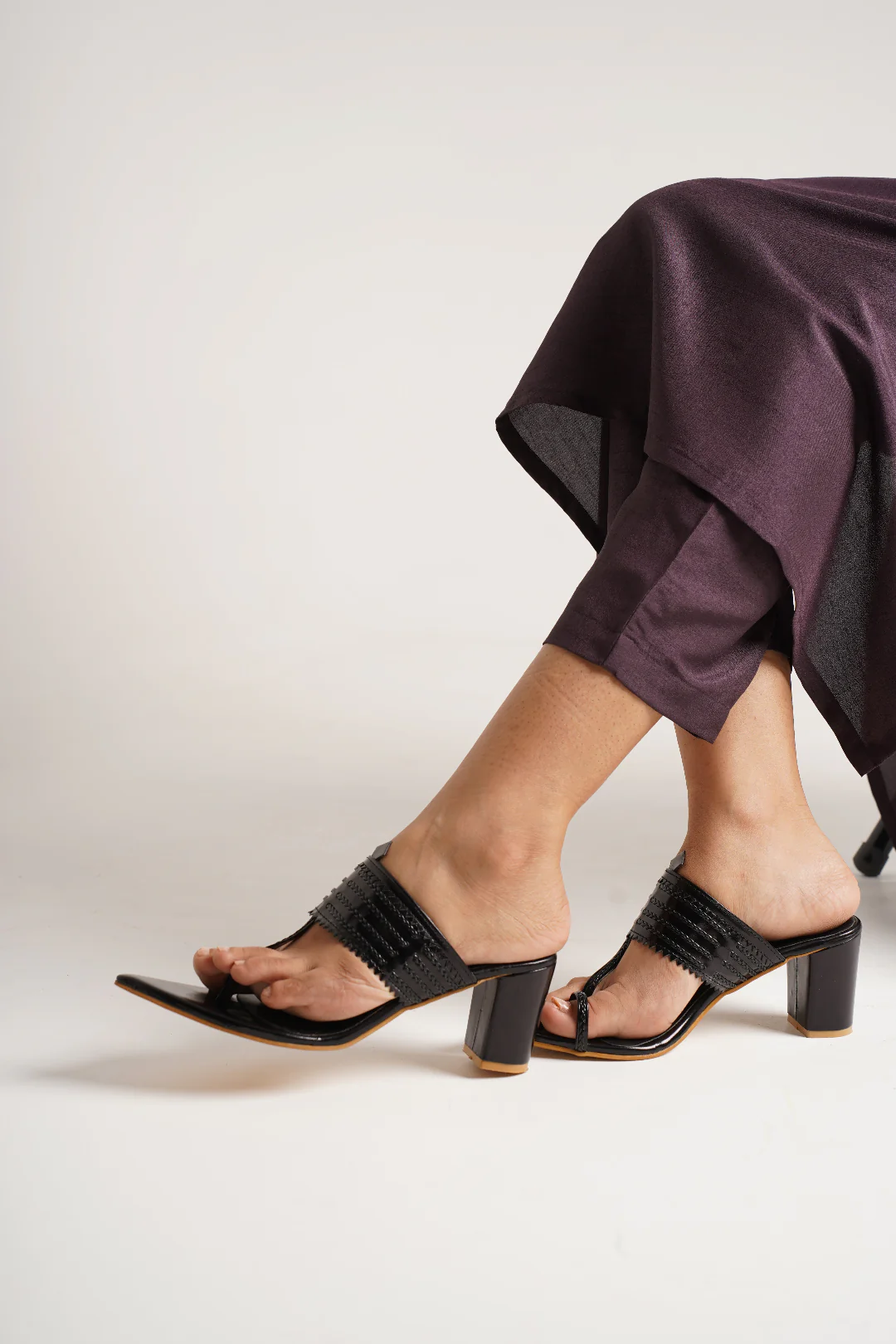 Jm Looks Classic Toe-Ring Block Heels - Image 3