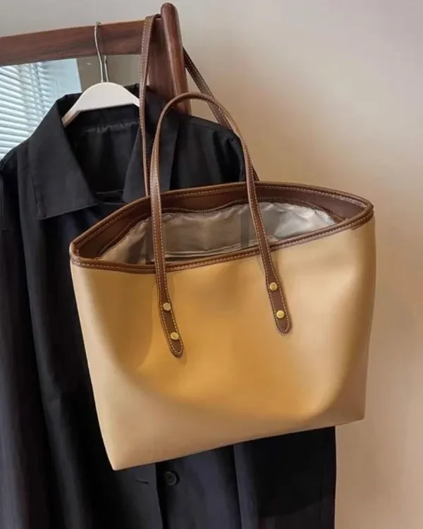 Large Shoulder Tote Bag - Image 9