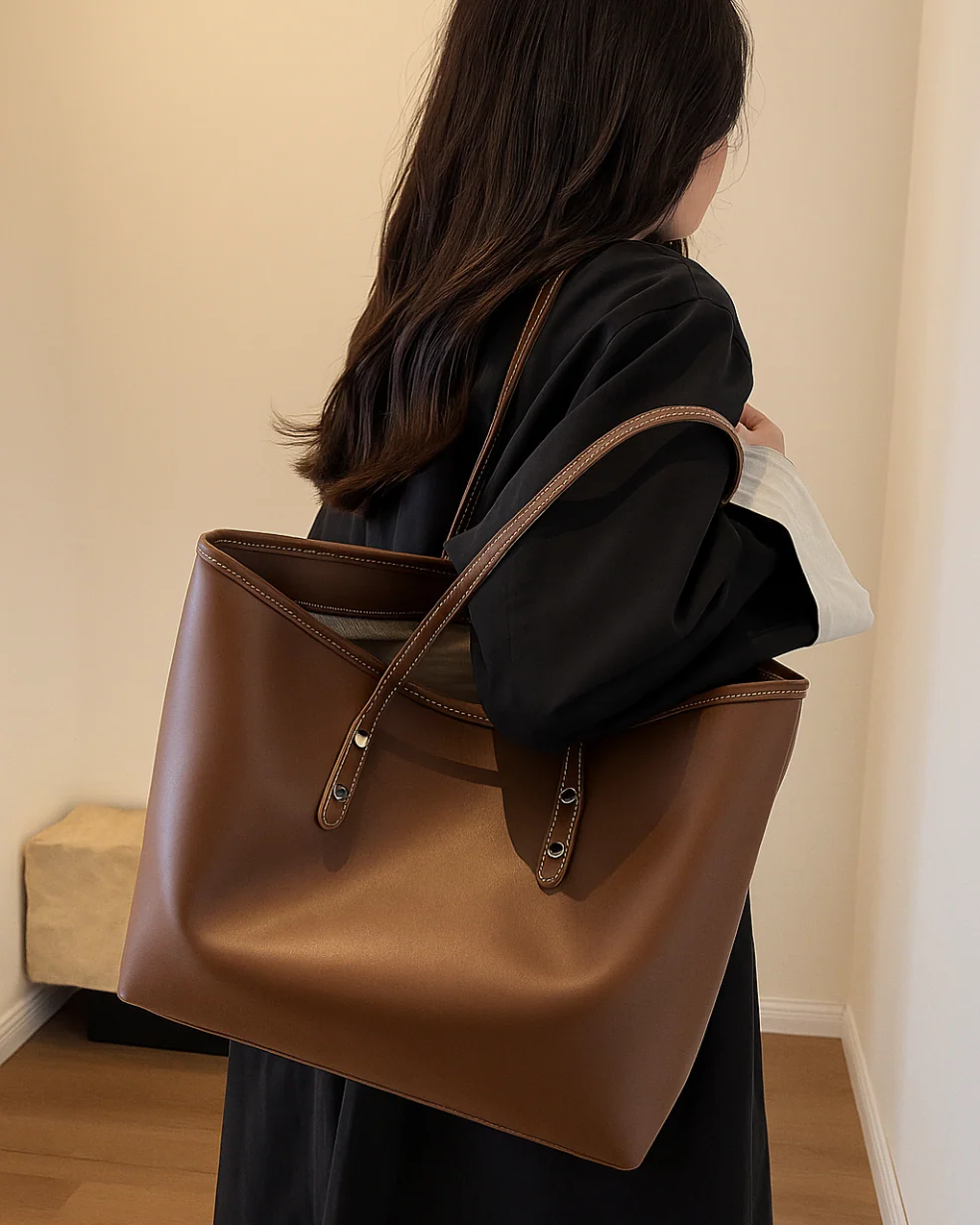 Large Shoulder Tote Bag - Image 6
